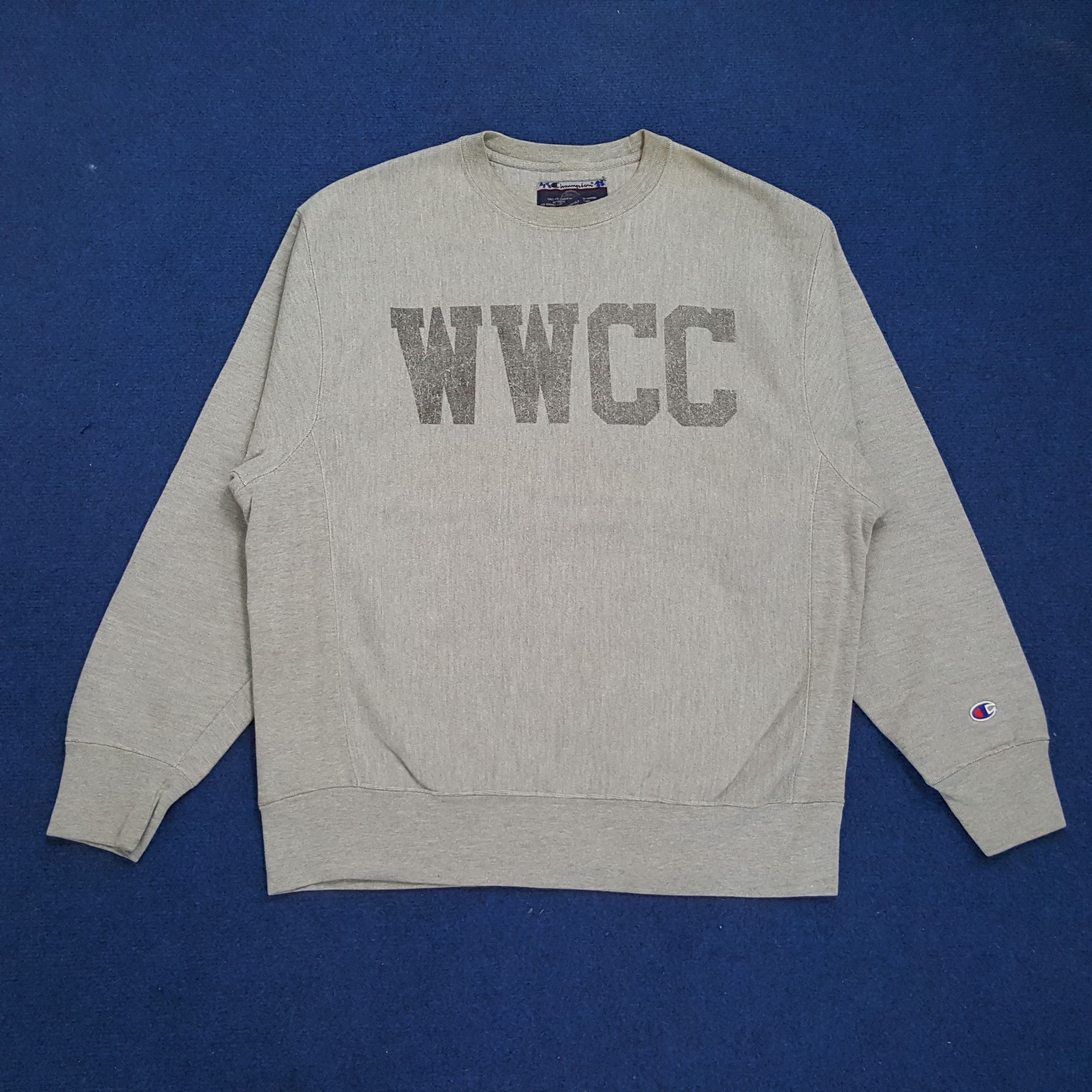 Champion × Vintage Vintage Champion WWCC Working with Children Check Sweatshirt Size US L / EU 52-54 / 3 - 1 Thumbnail