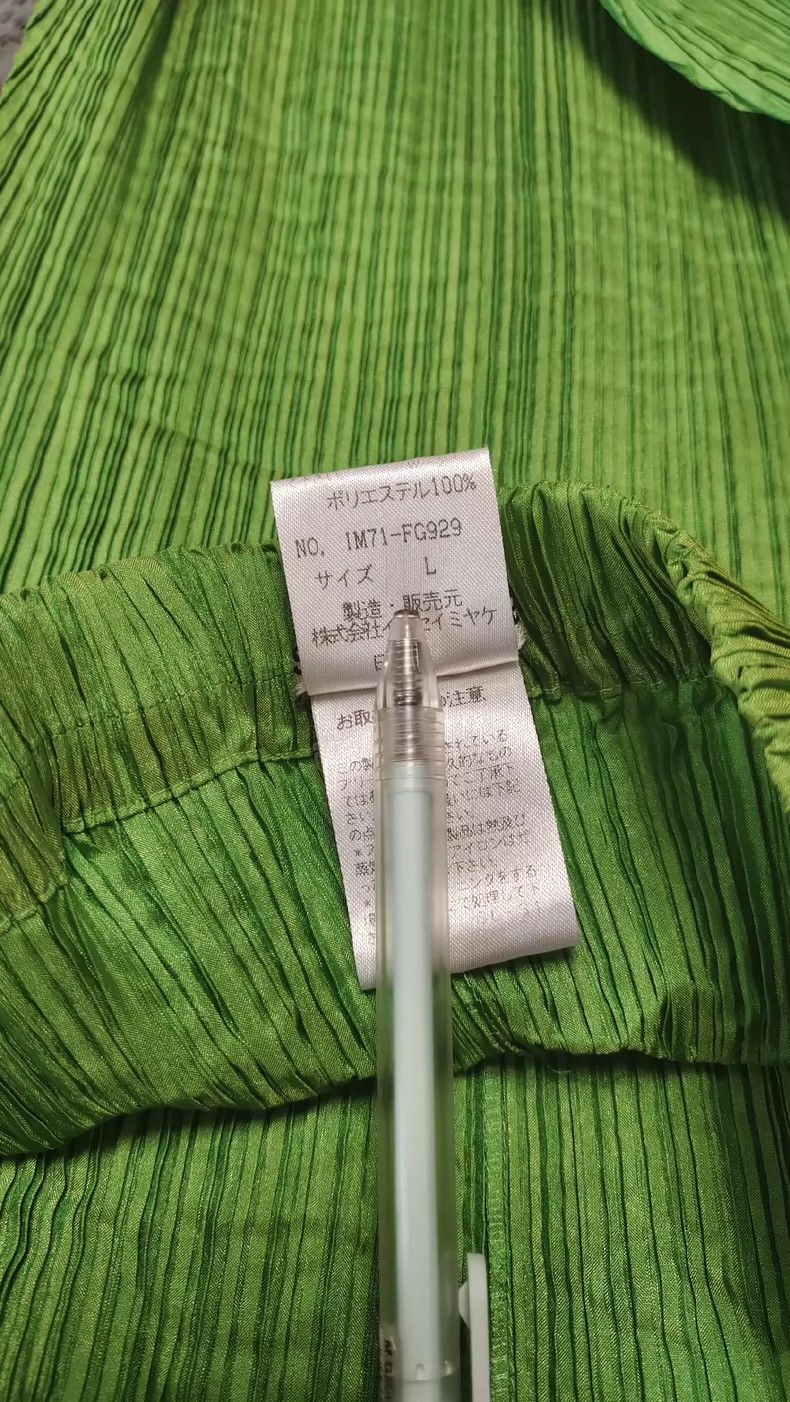Issey Miyake Issey Miyake size:L A light green main line three-dimensio Size 22" - 5 Thumbnail
