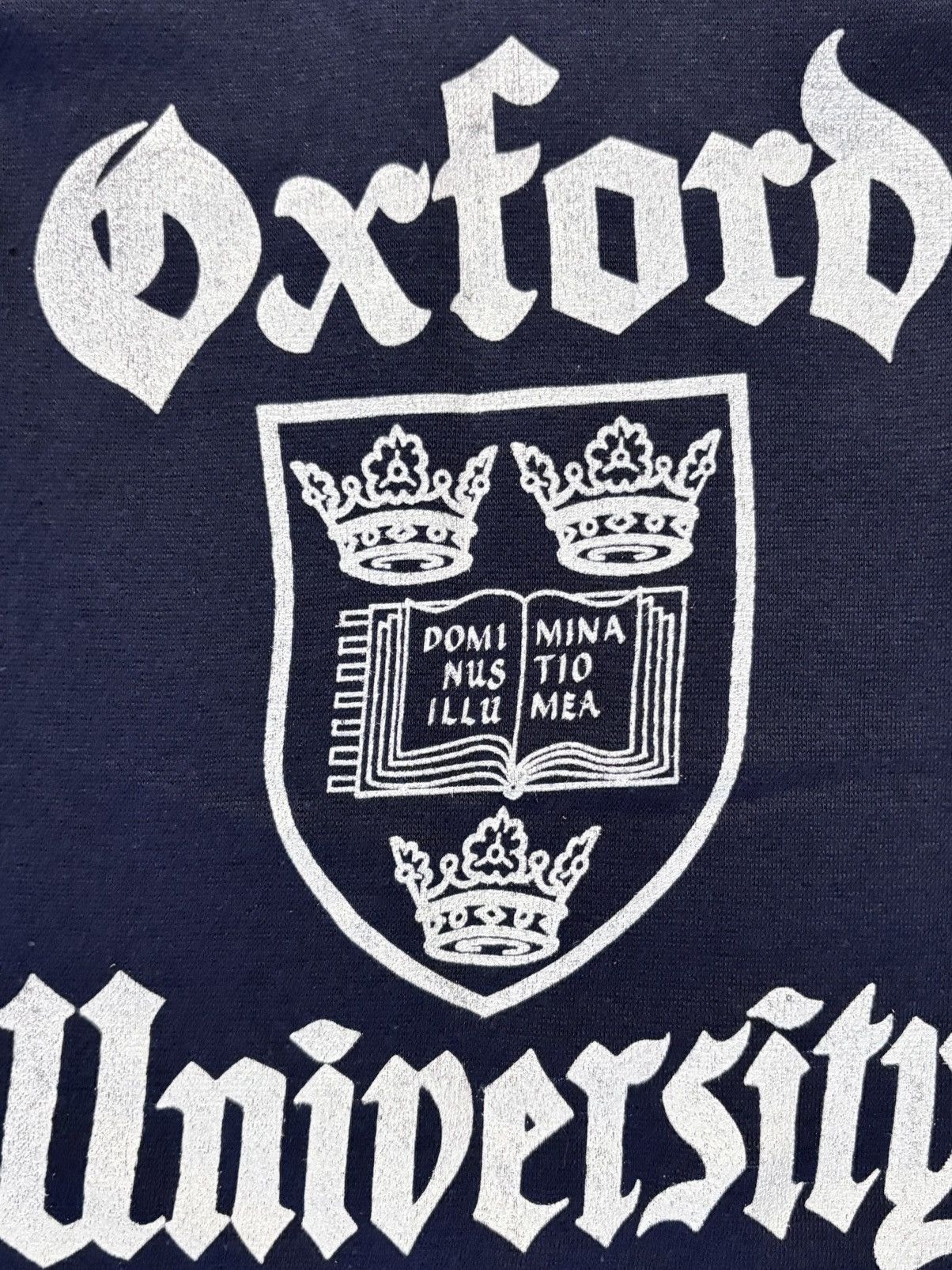 Vintage 80’s Oxford University Vintage UK Made 50/50 College Sweat Size US XXL / EU 58 / 5 - 3 Thumbnail