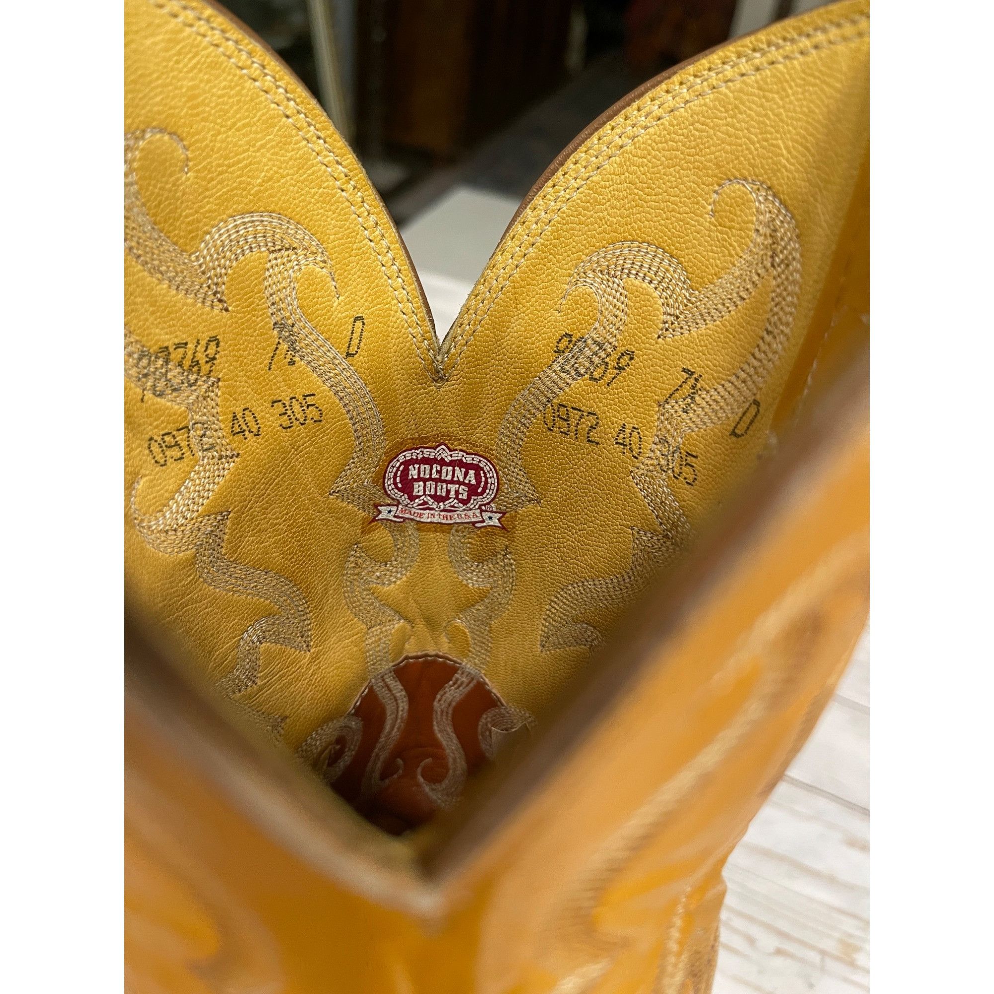 Nocona Nocona Buttercup made in USA Vintage, Western Cowboy Dance H Size US 7.5 / IT 37.5 - 10 Thumbnail