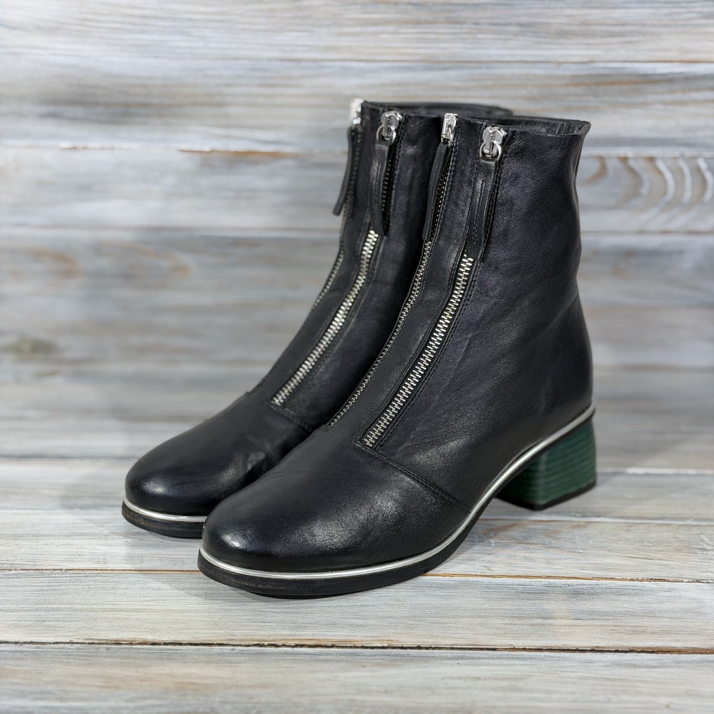 Halmanera HALMANERA Heels Leather Boots Handmade In Italy Luxury Brand Size US 8 / IT 38 - 4 Thumbnail