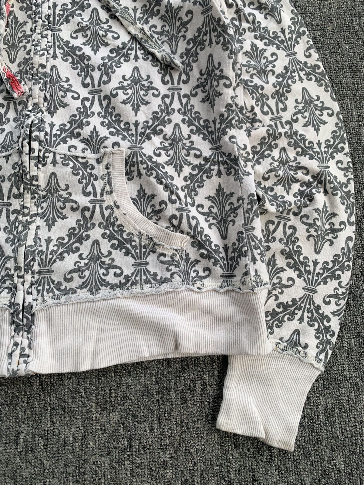 Mossimo Mossimo Sick Tribal Full Printed Distressed Jacket Hoodie Size US M / EU 48-50 / 2 - 4 Thumbnail