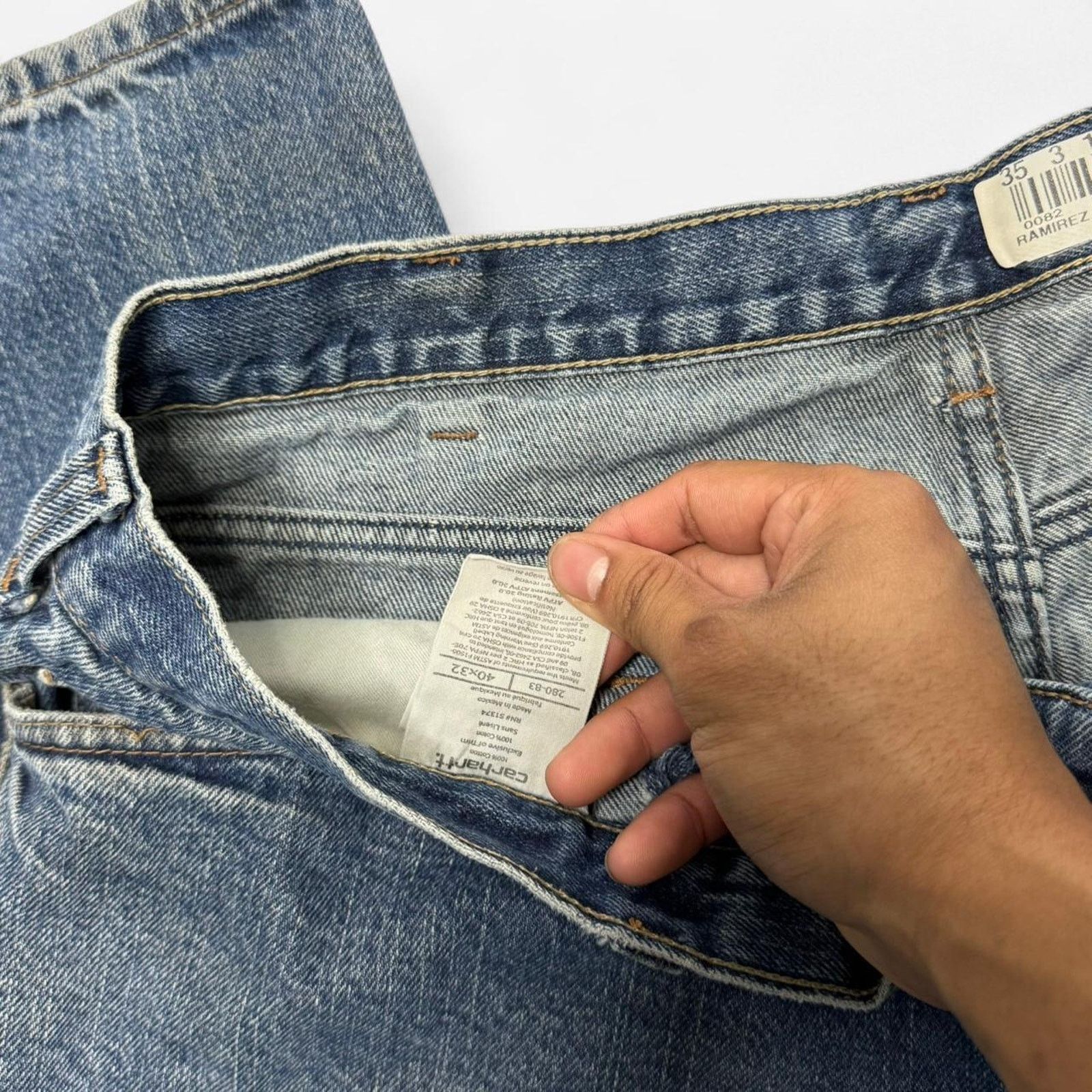 Carhartt Carhartt FR Flame Resistant Relaxed Fit Jeans 40x32 Size US 40 / EU 56 - 4 Thumbnail