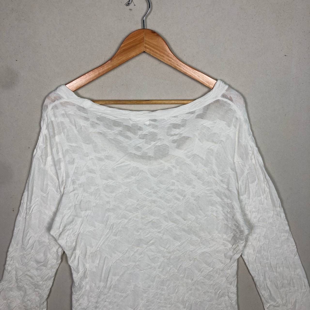 Issey Miyake Issey Miyake Plantation White Tshirt Size M / US 6-8 / IT 42-44 - 6 Thumbnail