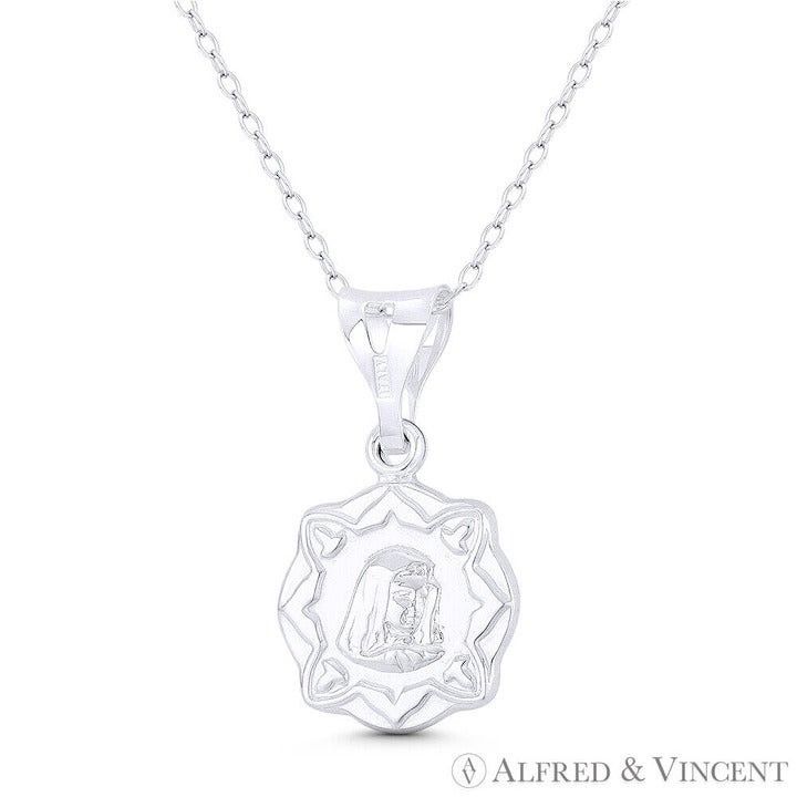 Other Holy Mother Virgin Mary Pendant in .925 Sterling Silver Size ONE SIZE - 1 Preview