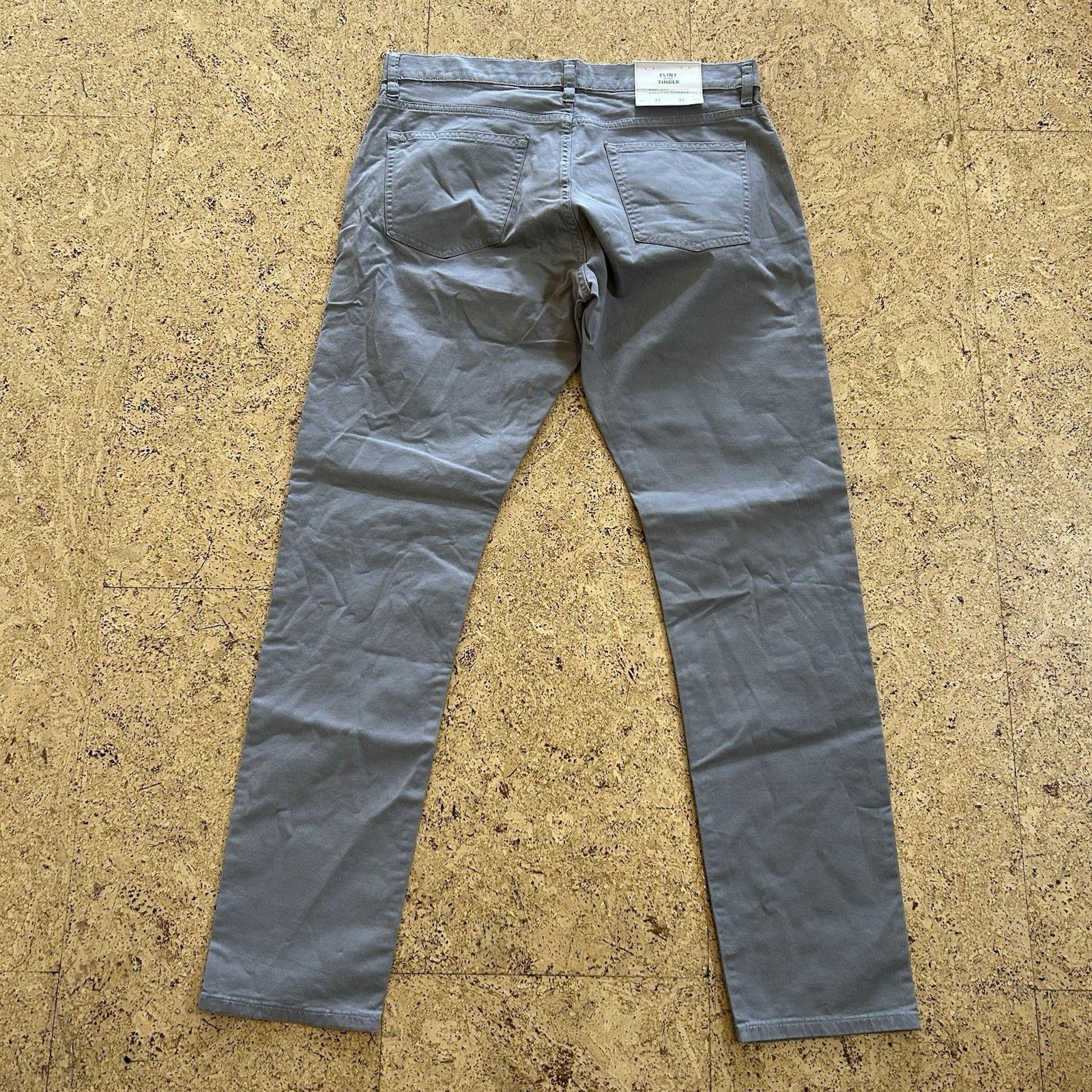 Flint And Tinder NEW Huckberry 365 Slim Fit Stretch Chino Pants 33x32 Size US 33 - 4 Thumbnail