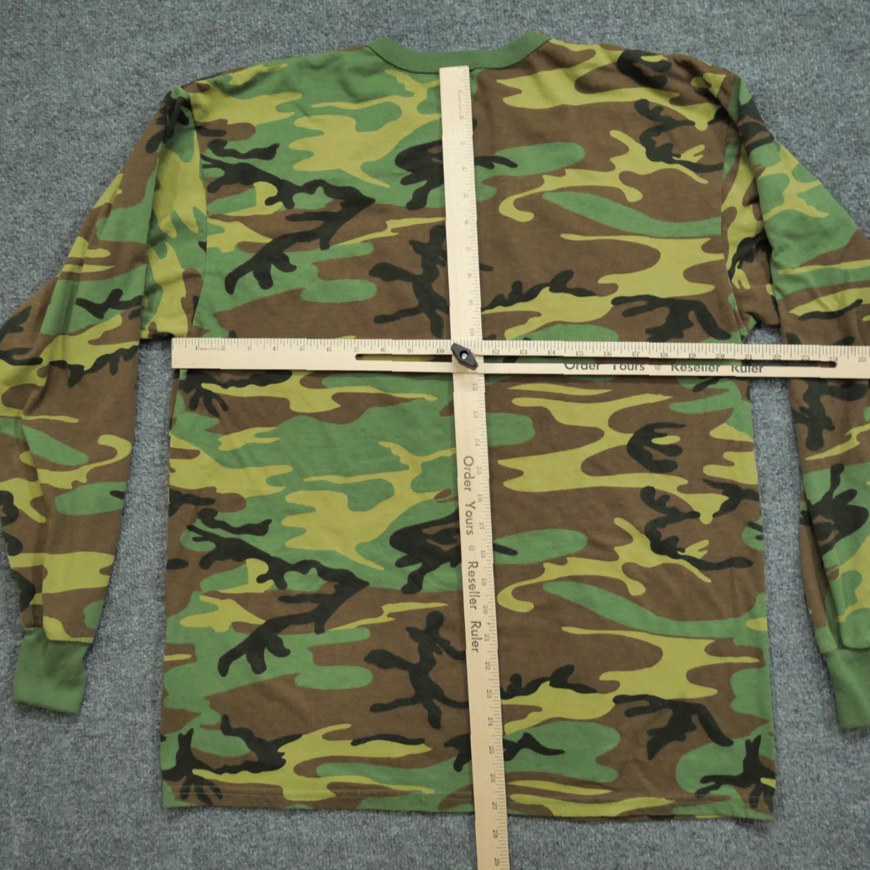 Rothco Rothco Shirt Adult XL Green Brown Camouflage Long Sleeve Mens Size US XL / EU 56 / 4 - 5 Thumbnail