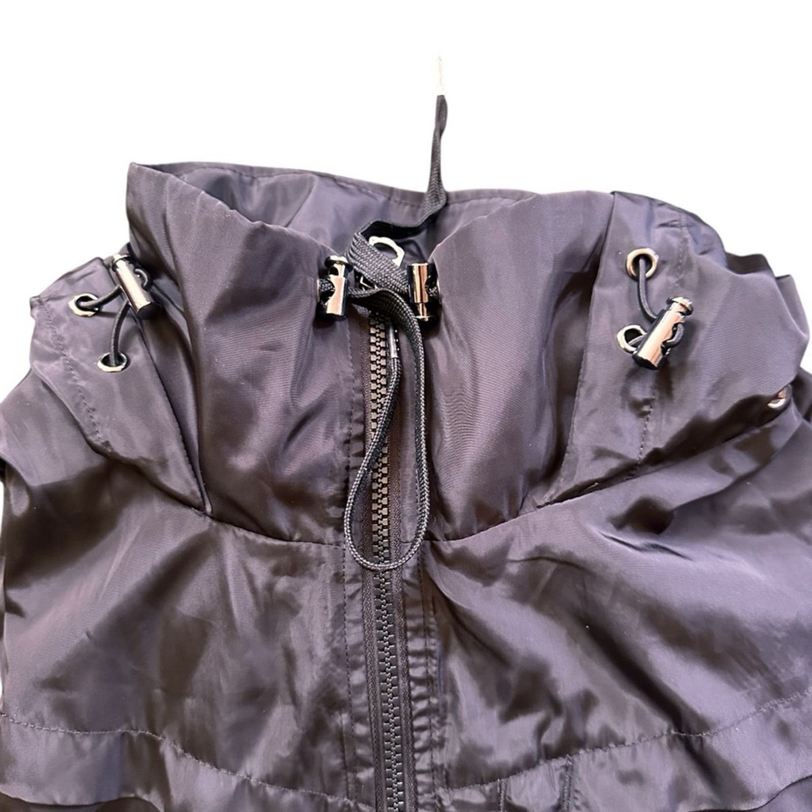 Lucky Brand Lucky Brand Anorak Windbreaker Jacket – Black –Size XL – EUC Size XL / US 12-14 / IT 48-50 - 8 Thumbnail