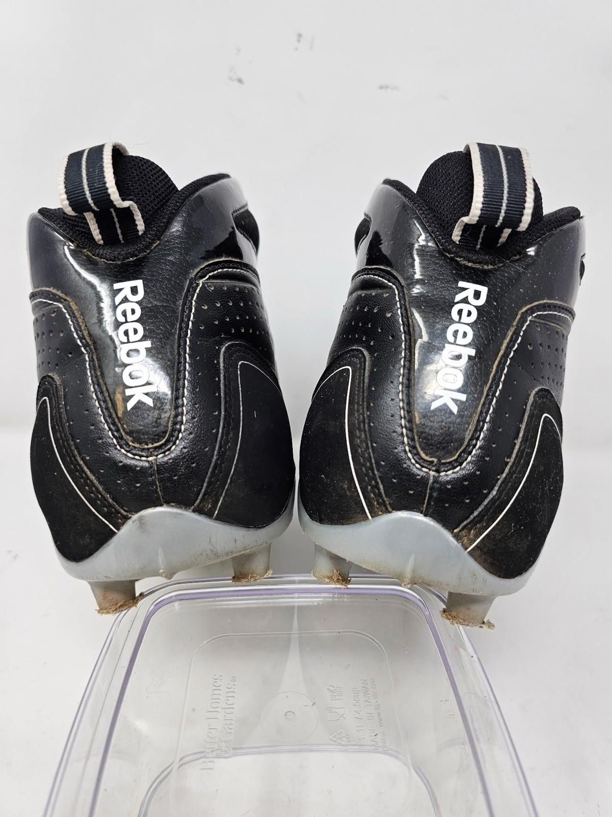 Reebok REEBOK PYE BLACK AND WHITE SIZE US 14MENS FOOTBALL CLEATS Size ONE SIZE - 4 Thumbnail