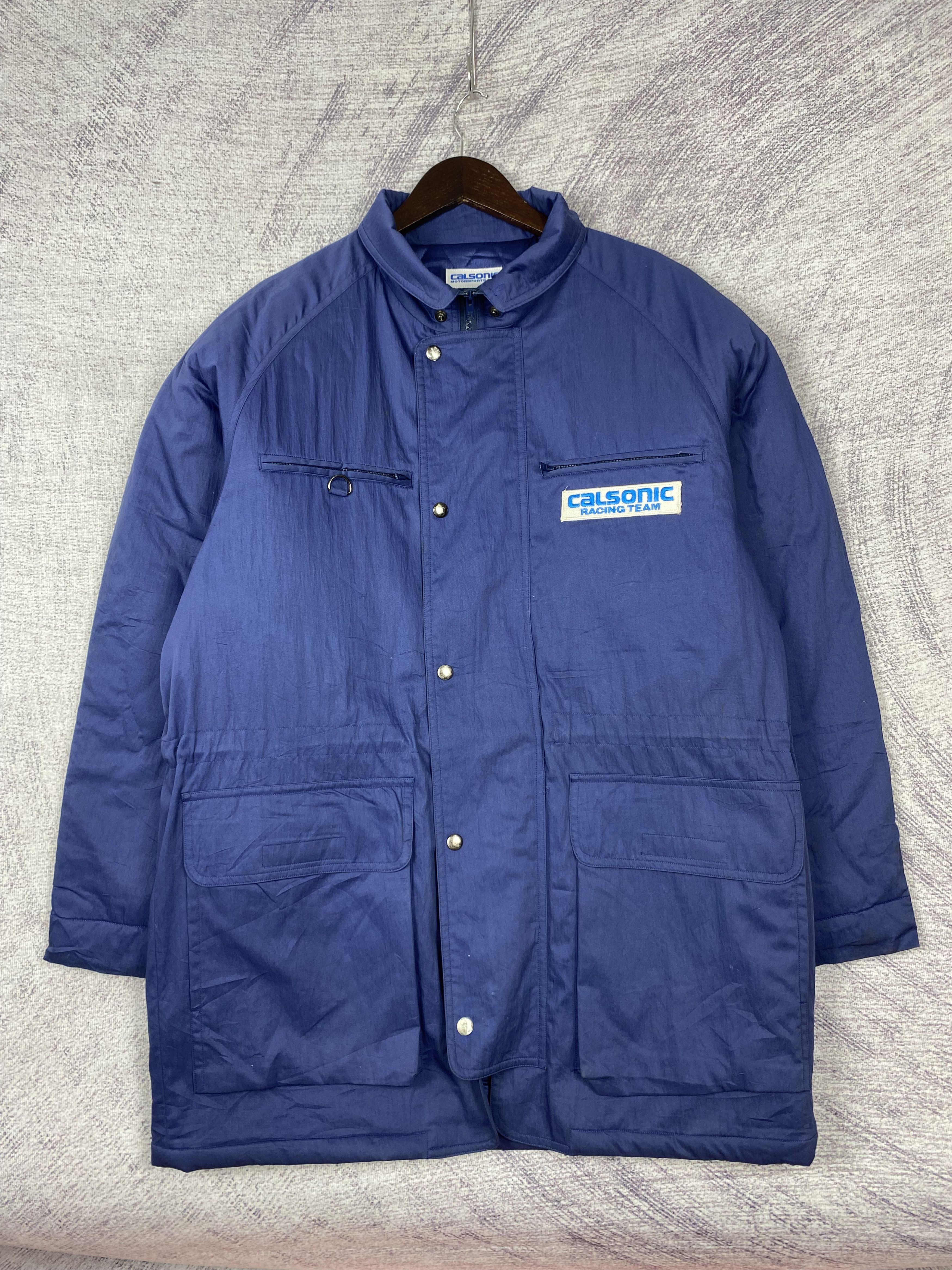 【入手困難】CALSONIC　RACING　TEAM中綿ジャケット Calsonic racing team jacket – Shinzo Garage