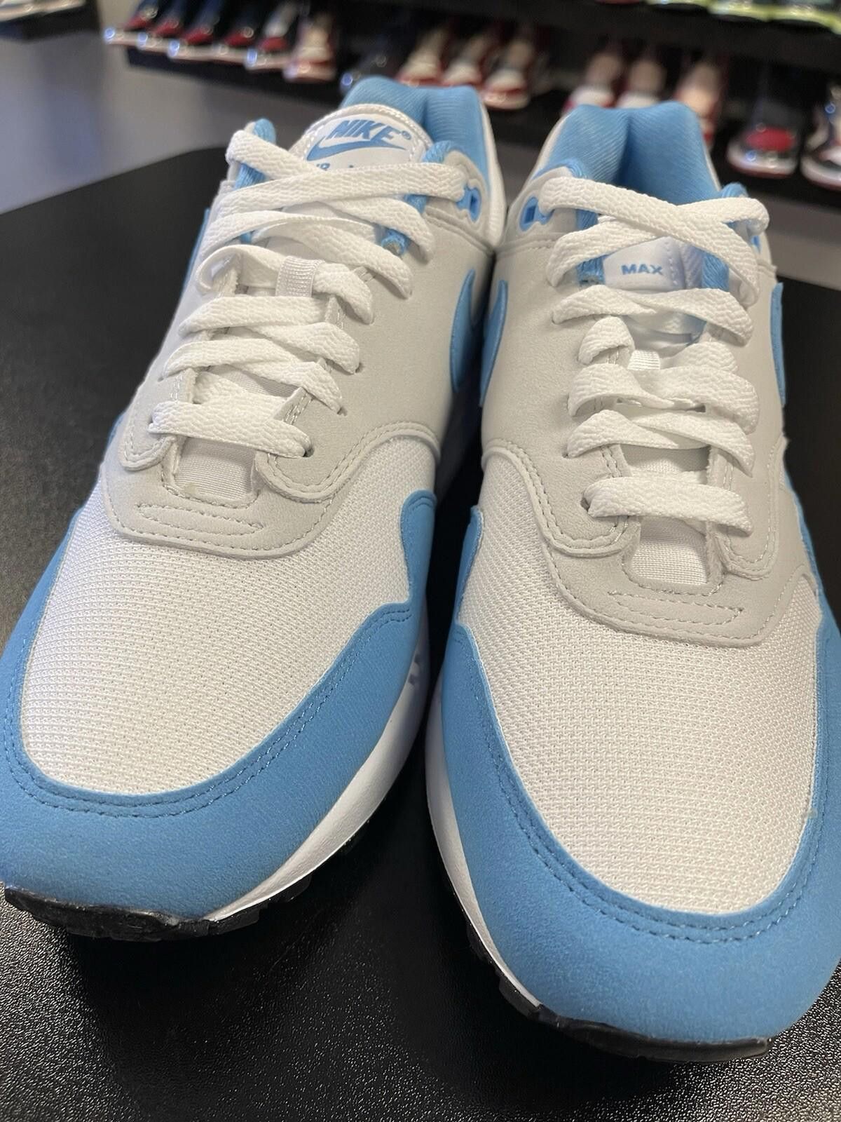 Nike Size 10 - Nike Air Max 1 Shoes 'White University Blue' Size US 10 / EU 43 - 6 Thumbnail