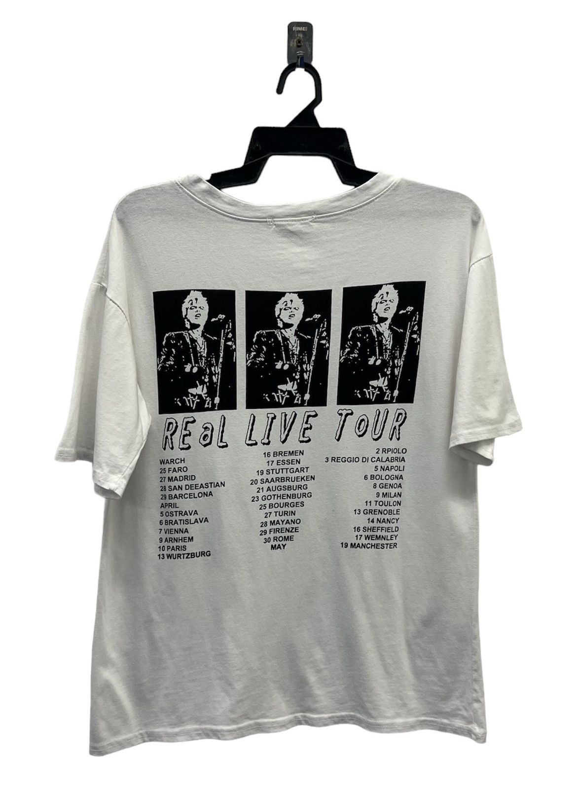 Band Tees REAL LIVE TOUR SHIRT Size US M / EU 48-50 / 2 - 1 Thumbnail