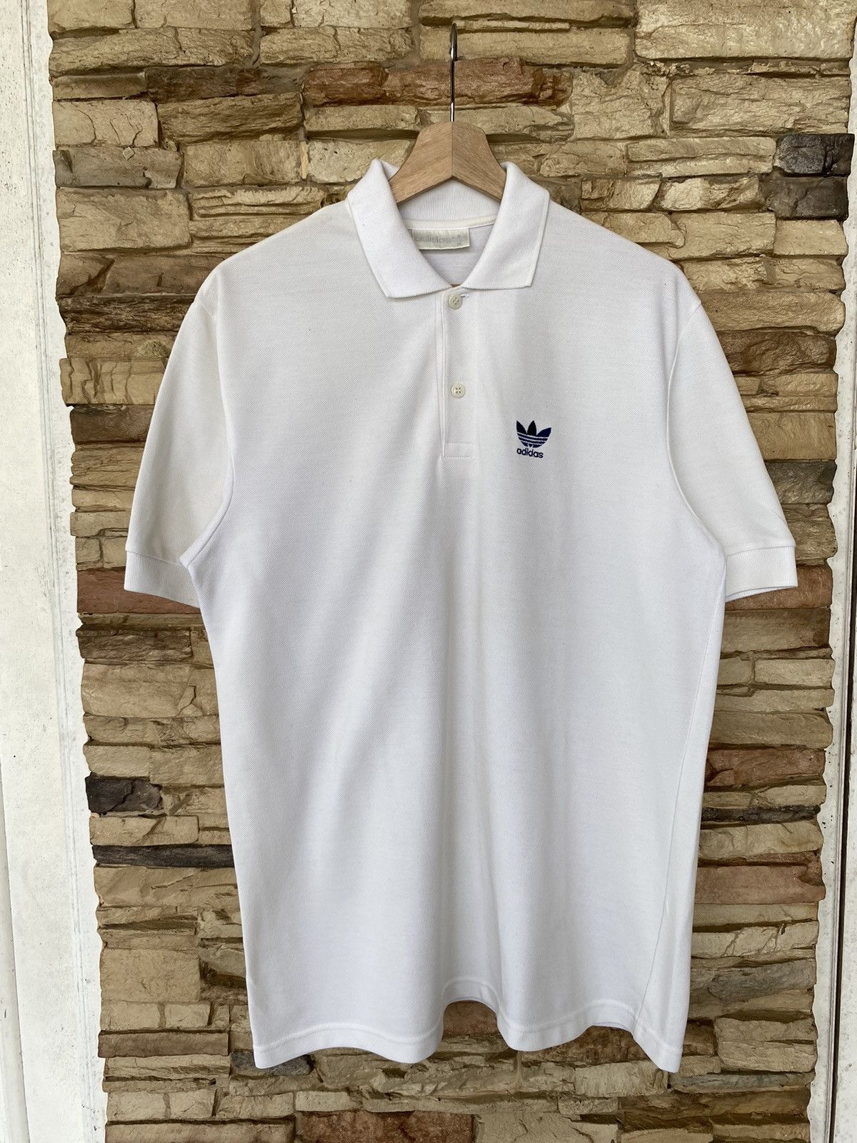 Adidas Vintage Adidas Polo Shirt Vtg Size US L / EU 52-54 / 3 - 2 Thumbnail
