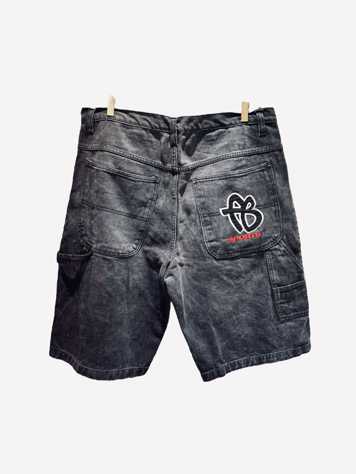 Fubu Kristian Stark Vintage Fubu Long Denim Shorts Jorts Size US 40 / EU 56 - 1 Thumbnail