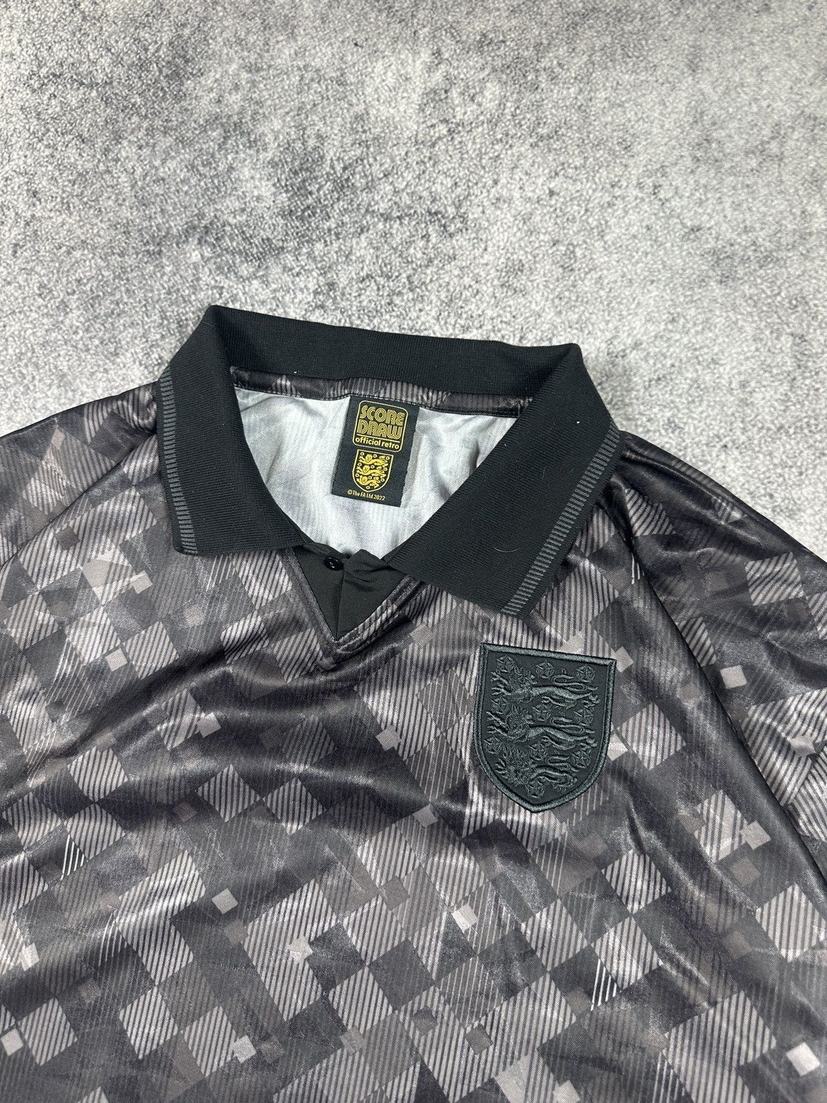 Vintage Vintage Retro score draw Engalnd Rare Soccer Jersey Casual Size US XXL / EU 58 / 5 - 2 Thumbnail