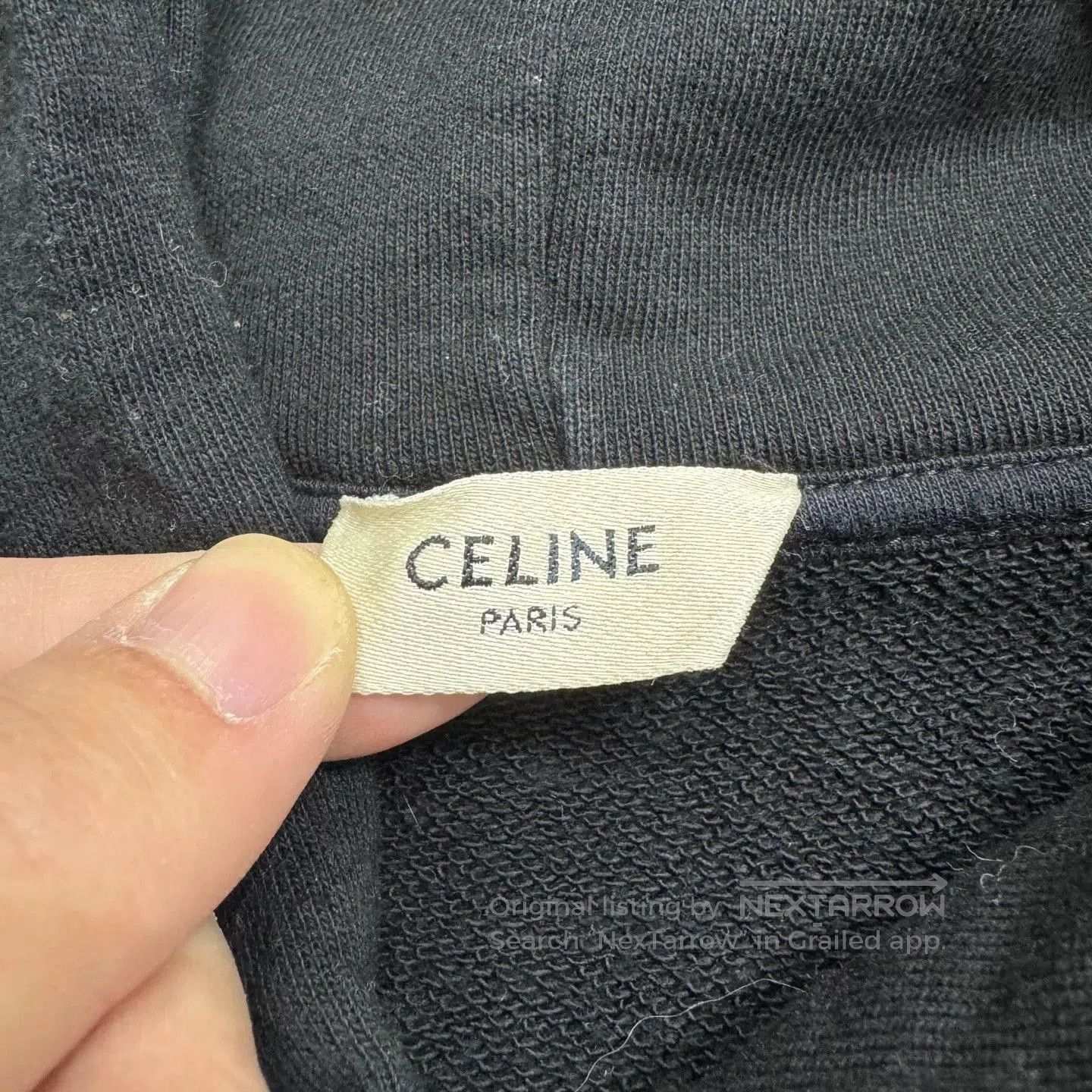 Celine Celine Logo Print Hoodie. Size US L / EU 52-54 / 3 - 2 Thumbnail