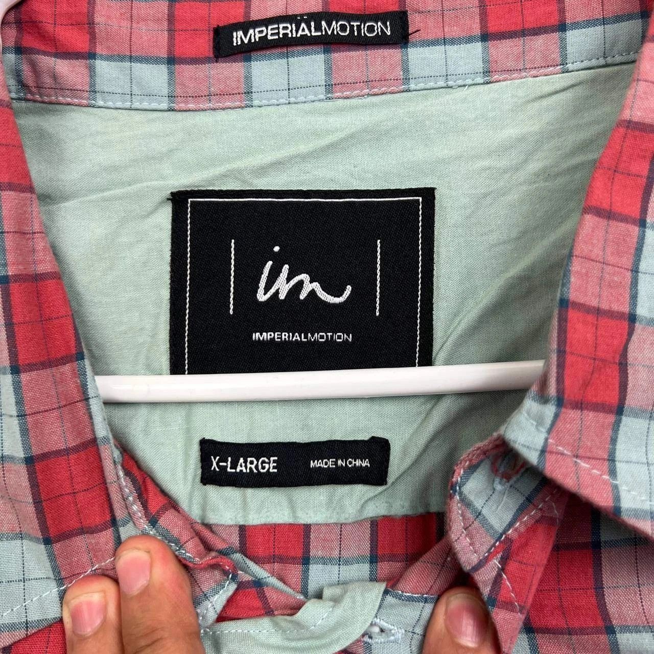 Imperial Imperial Motion Shirt Men Plaid Flannel Button Up XL Size US XL / EU 56 / 4 - 6 Thumbnail