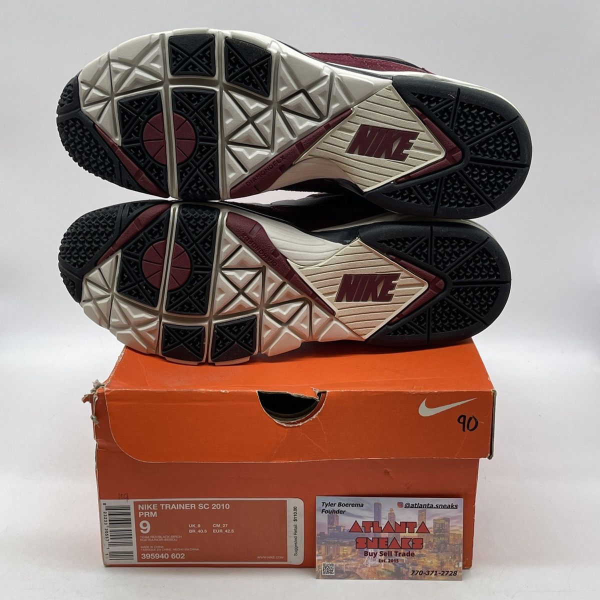 Nike Air trainer Bo knows pack team red Size US 9 / EU 42 - 7 Thumbnail