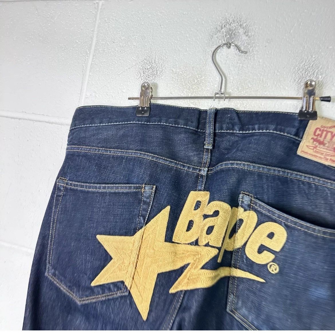 Bape Bape Sta Denim Size US 37 - 3 Thumbnail