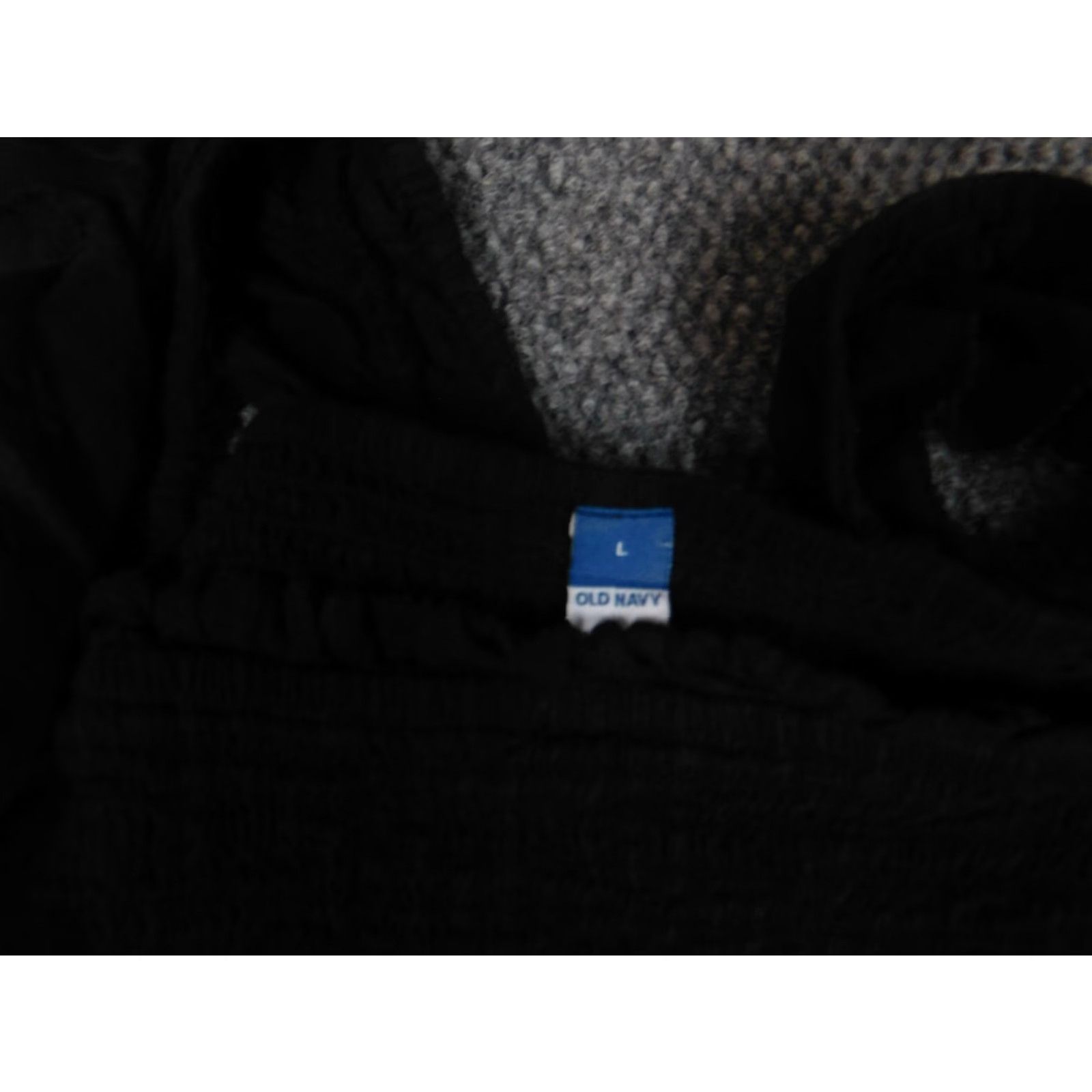 Old Navy Old Navy Blouse L Black Womens Casual Cotton Collared Pullover Stretch Shirt Regular Size L / US 10 / IT 46 - 5 Thumbnail