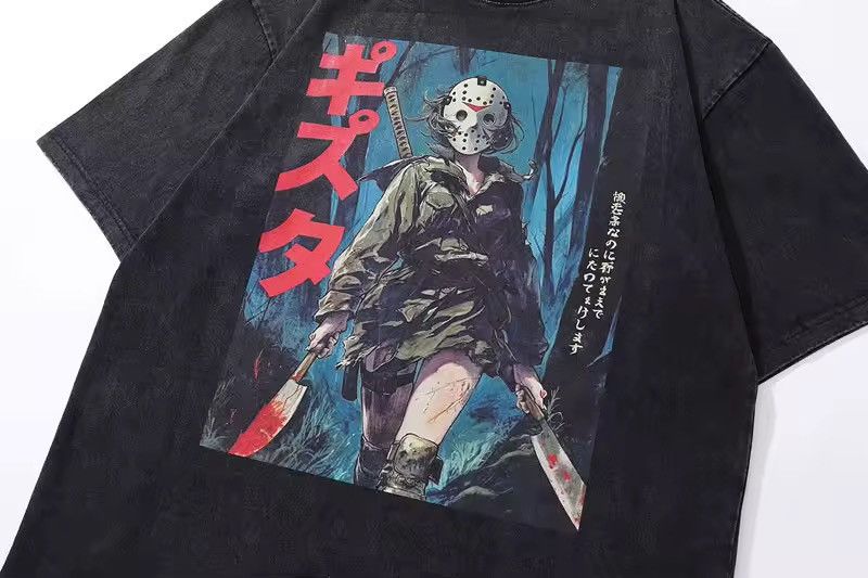 Other Washed Cartoon Anime Japanese Brand Loose T Shirt Size US L / EU 52-54 / 3 - 2 Thumbnail