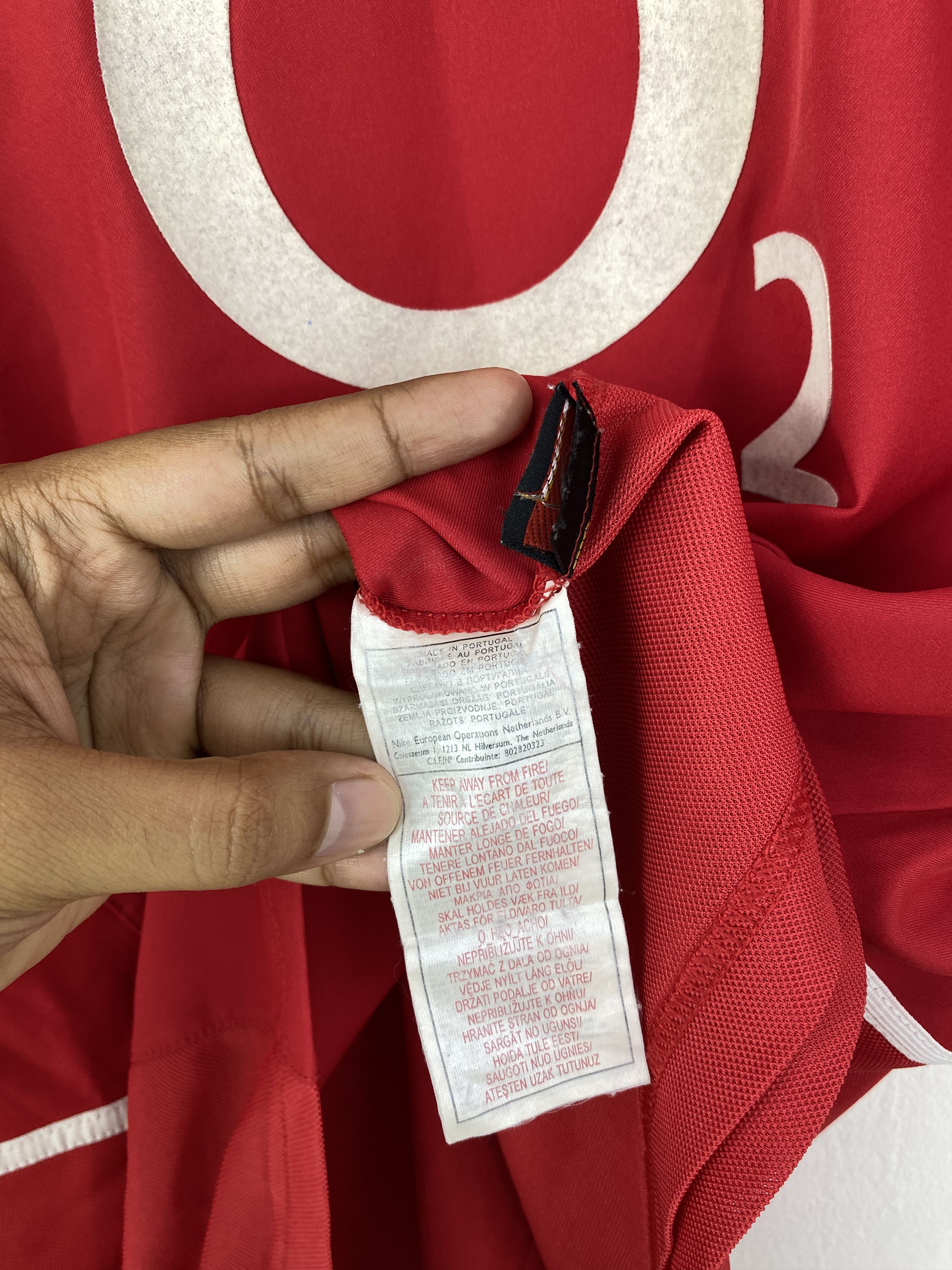 Vintage Vintage Nike Arsenal 02-04 O2 Home Jersey TA0722 Size US L / EU 52-54 / 3 - 8 Thumbnail