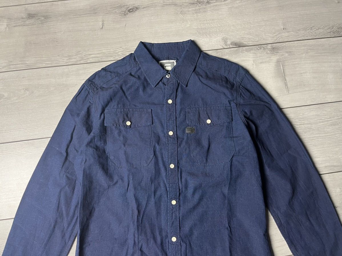 G-Star G star Landoh shirt L/S Buckle size Large Size US L / EU 52-54 / 3 - 3 Thumbnail