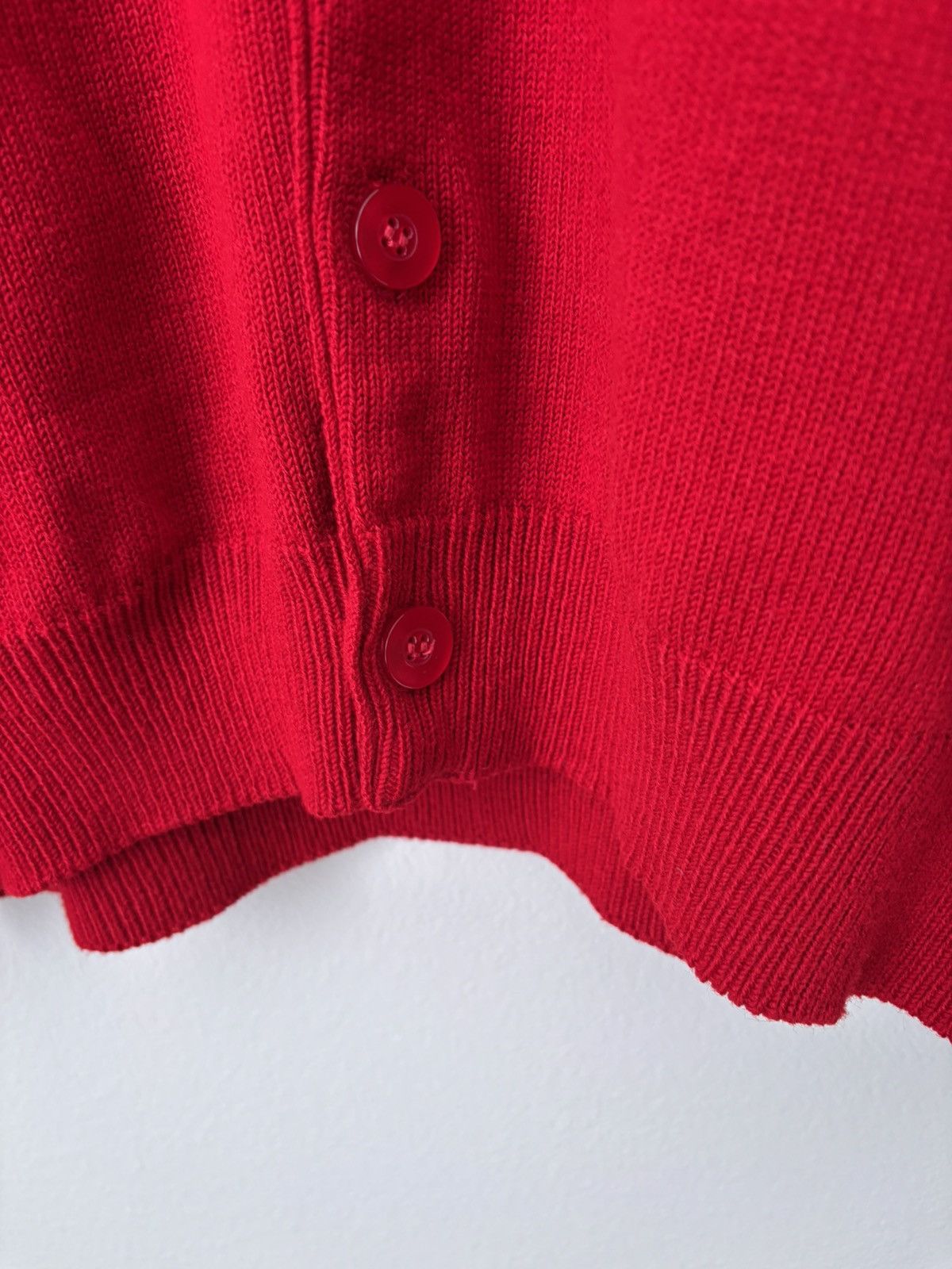 Vintage Vintage Red Cardigan Cobain Sweater Grunge Size US XXL / EU 58 / 5 - 7 Thumbnail