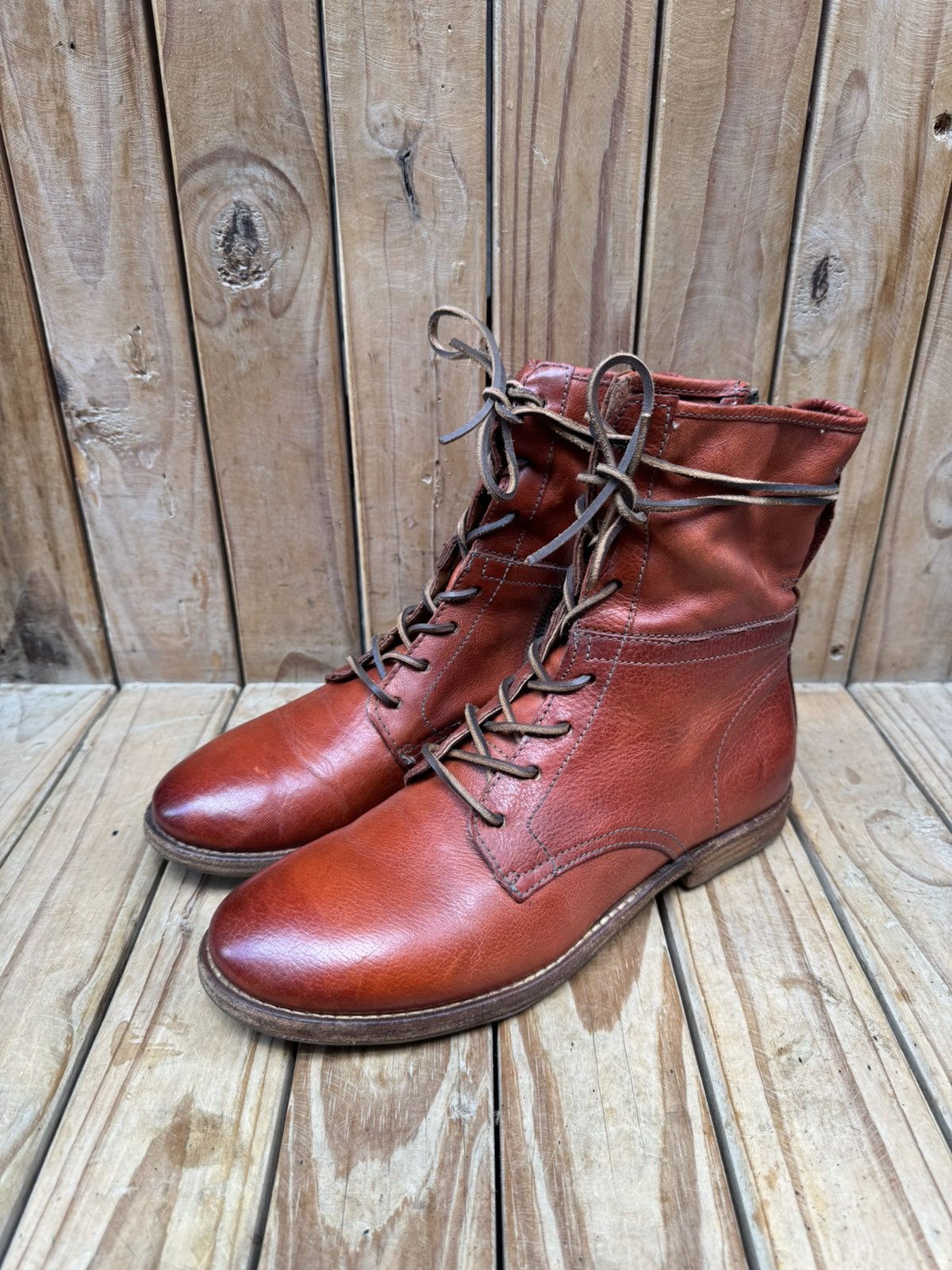 A.S.98 A.s 98 Red boho Women’s leather boots EUR 41 USA 9.5-10 UK 8 Size US 11 / IT 41 - 7 Thumbnail