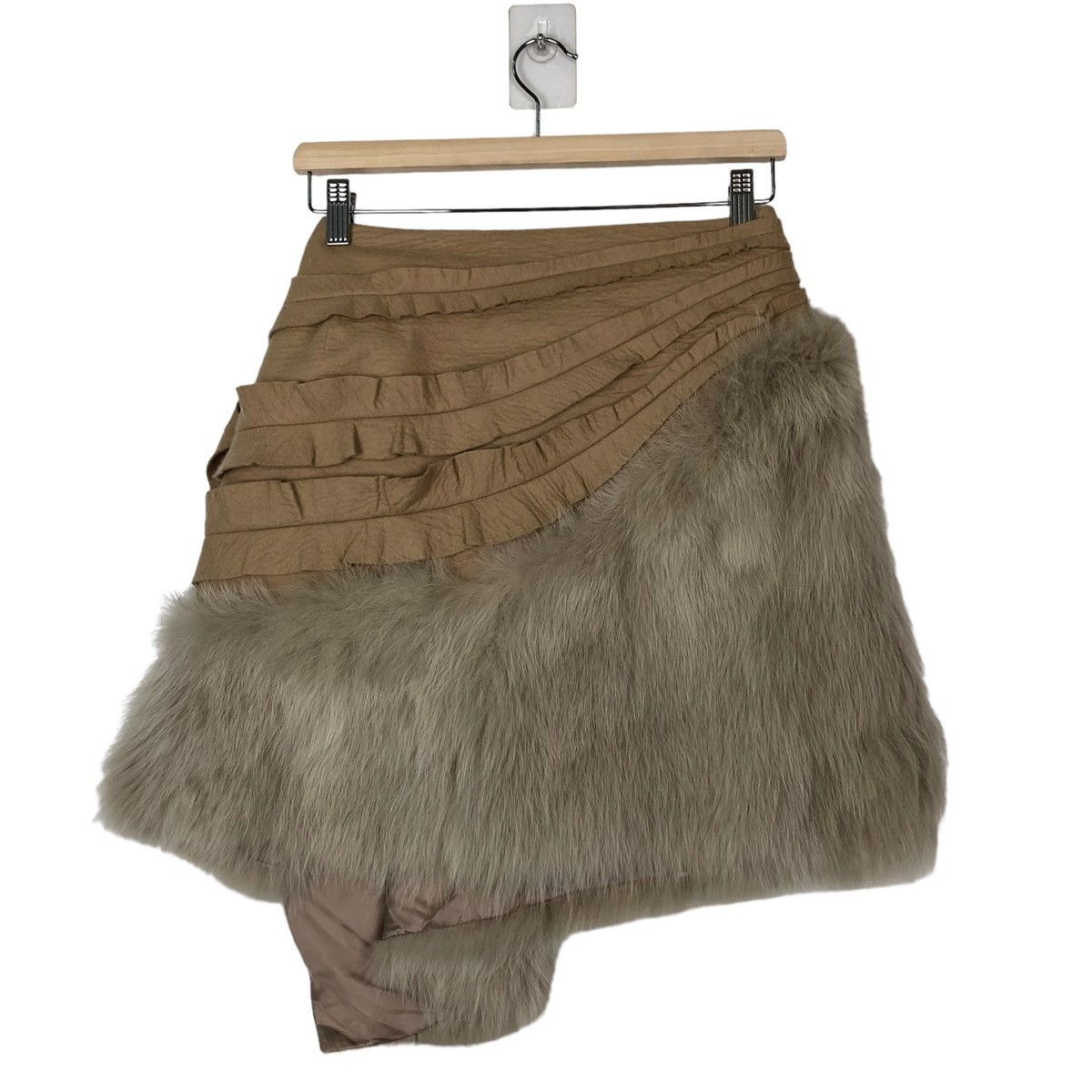 Jun Takahashi 🔥LAST DROP🔥💥LAMB LEATHER MINK FUR SKIRT UNDERCOVER Size 30" / US 8 / IT 44 - 5 Thumbnail