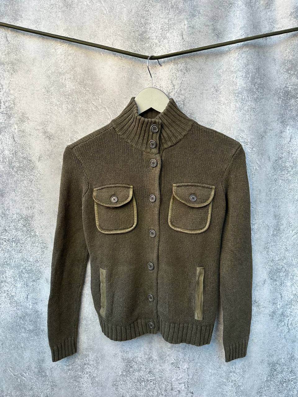 Lauren Ralph Lauren Lauren Ralph Lauren Military-Style Knit Jacket Button Up Size S / US 4 / IT 40 - 2 Thumbnail