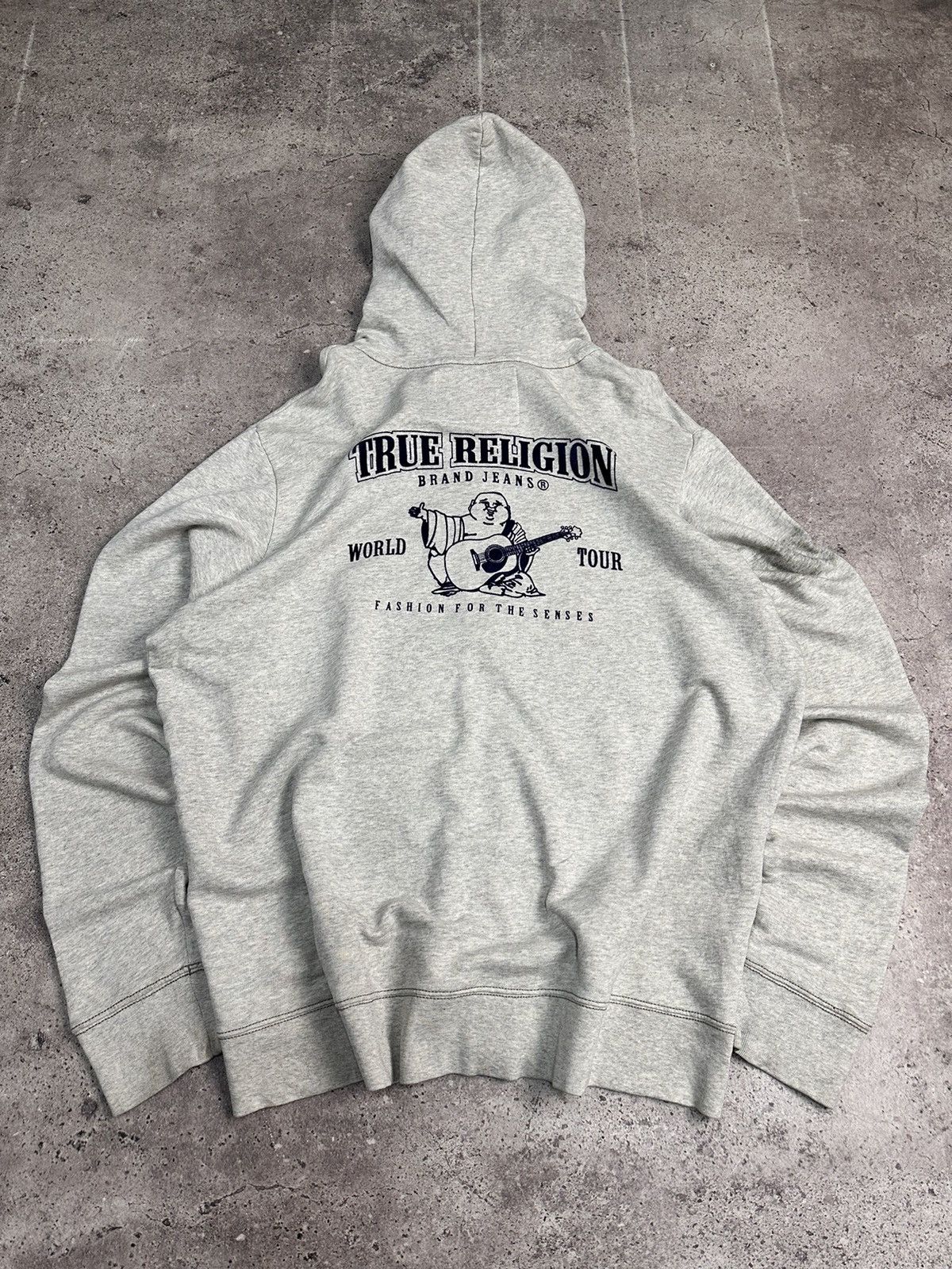 True Religion Vintage USA Hoodie True religion Japanese Style Ed Hardy Y2k Size US XXL / EU 58 / 5 - 12 Thumbnail