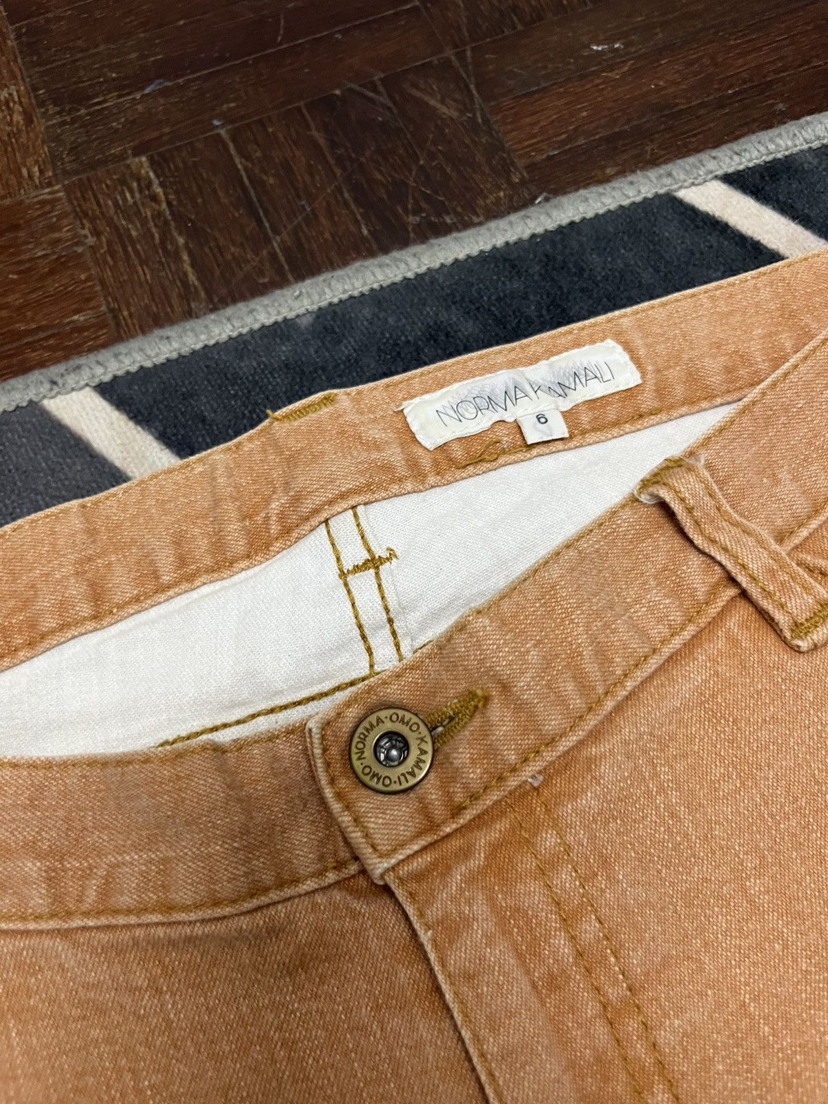 Norma Kamali Norma Kamali FLARE Denim Jeans Size 32" / US 10 / IT 46 - 6 Thumbnail