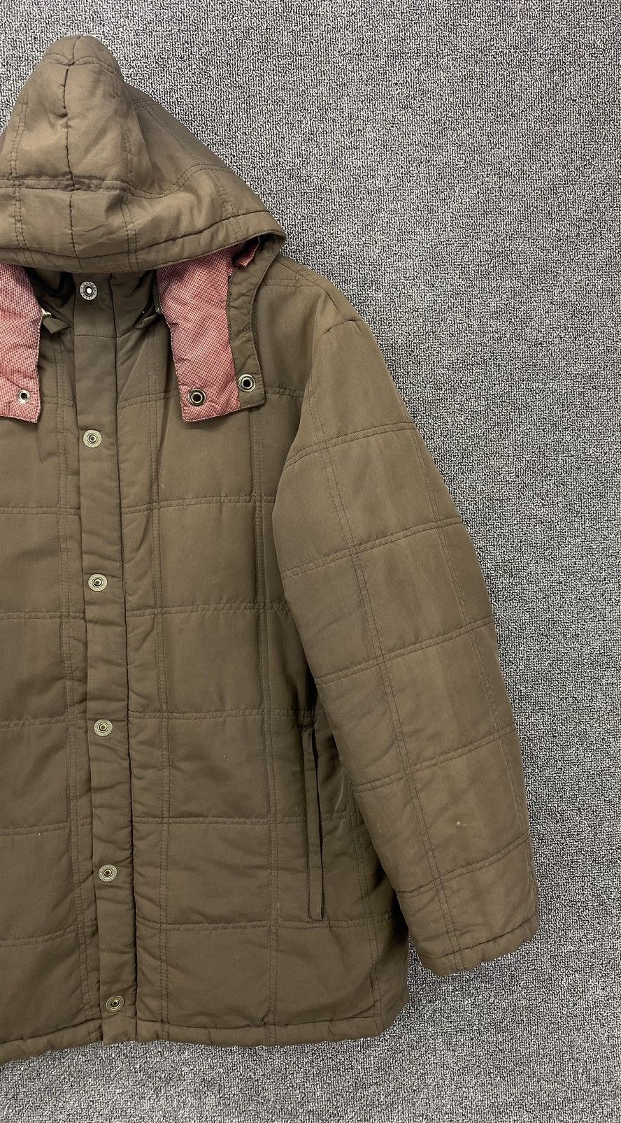 Japanese Brand Vintage Kansai Yamamoto Hoodie Quilted Down Jacket Size US M / EU 48-50 / 2 - 4 Thumbnail
