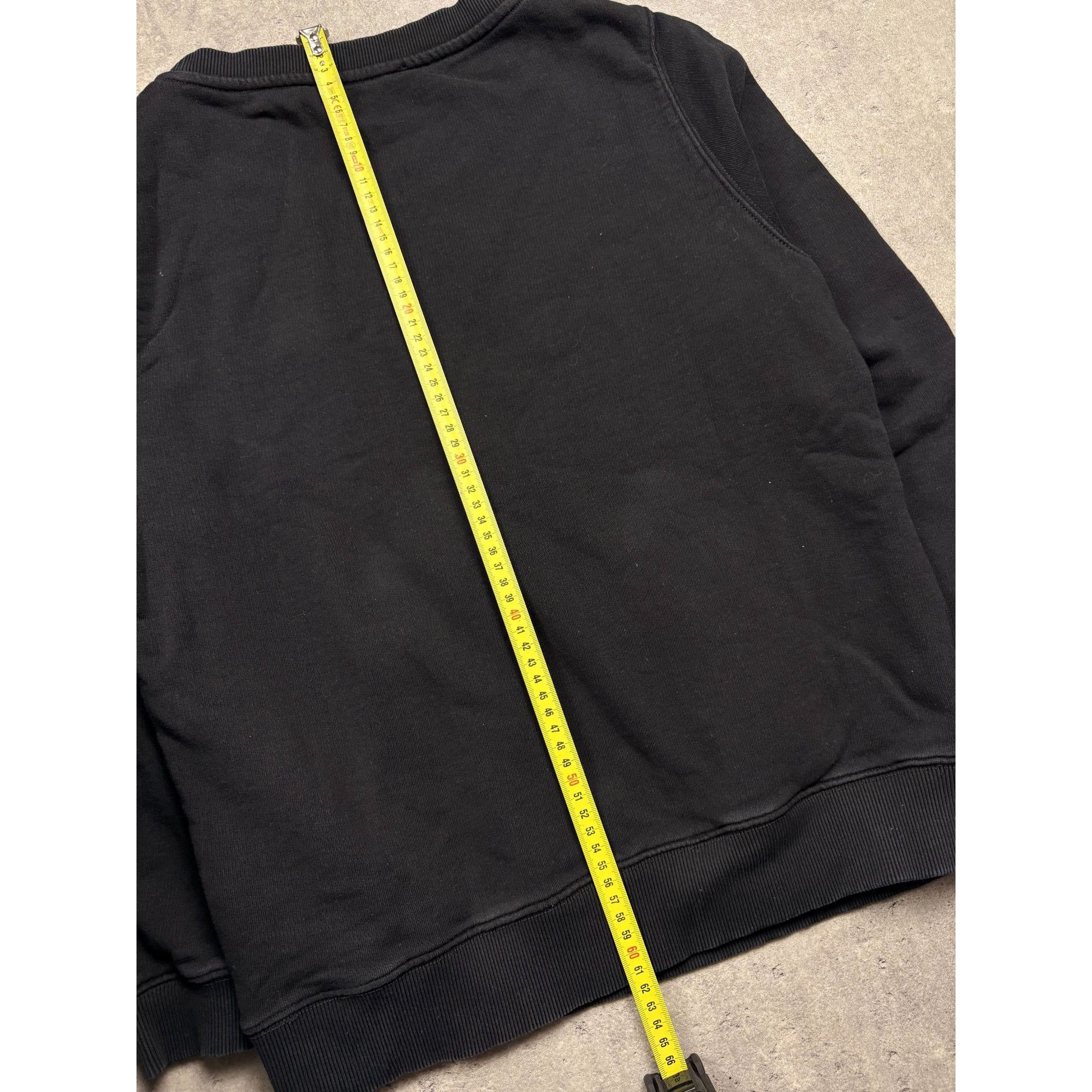 Diesel Diesel Black Crewneck Sweatshirt With "Only The Brave" Graph Size US M / EU 48-50 / 2 - 5 Thumbnail