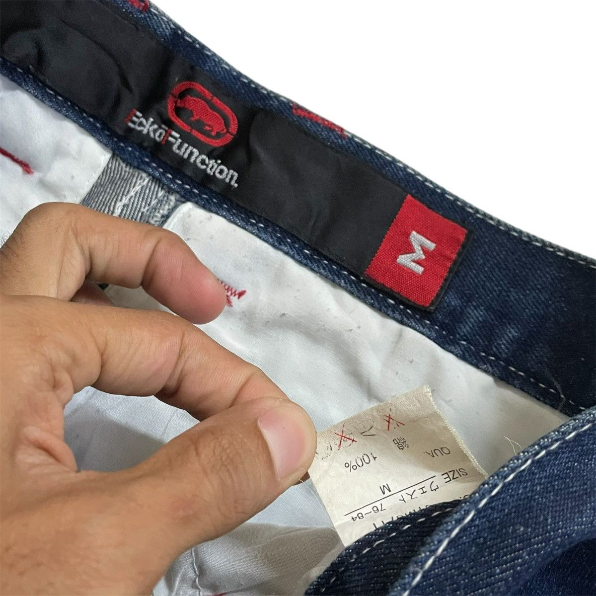 Ecko Unltd. Vintage 00’s Y2K Baggy Rapper Style Ecko Function Size US 29 - 5 Thumbnail