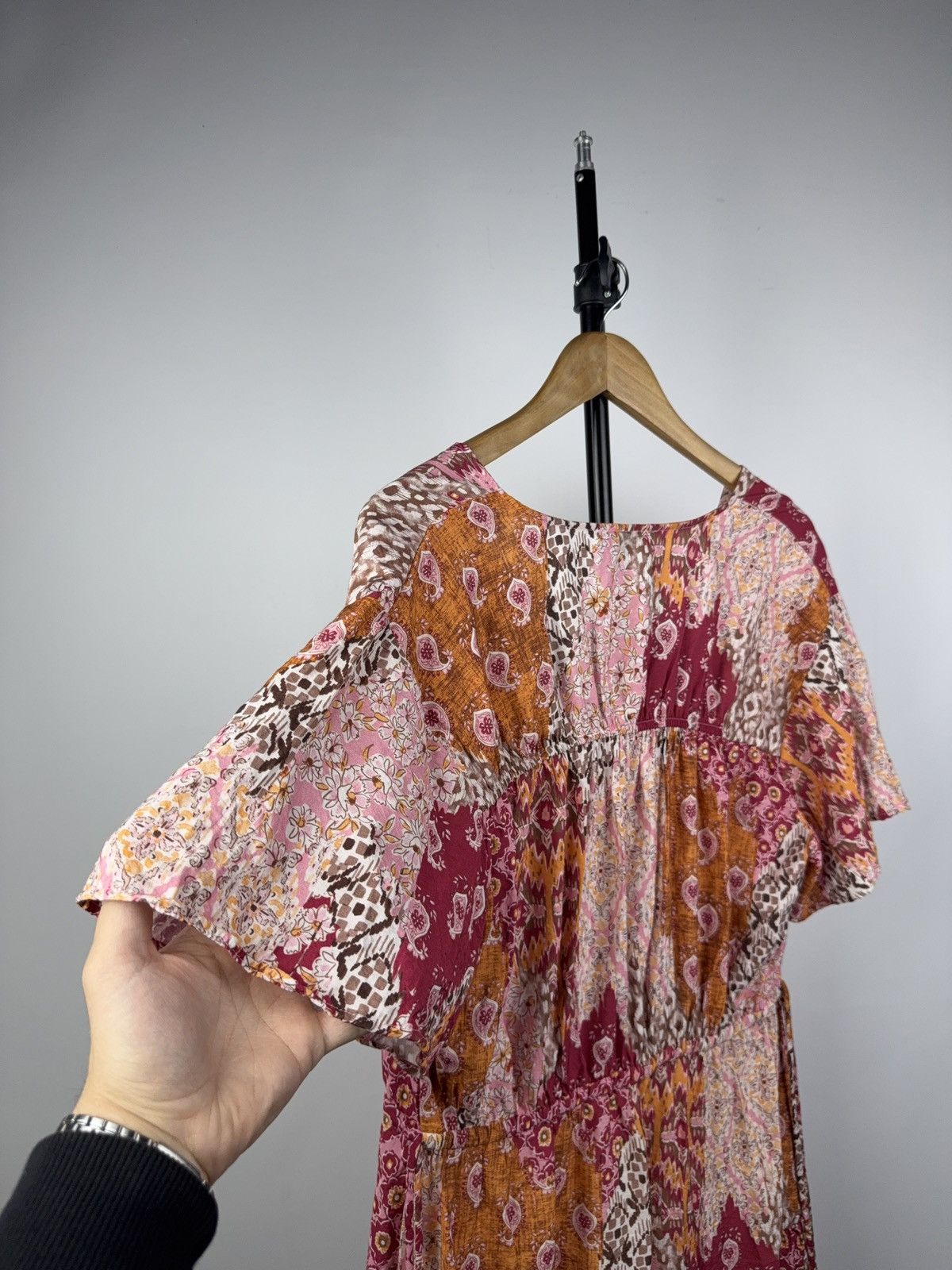 Desigual Y2K Retro Desigual Boho Patchwork Floral Dress Multicolor M Size M / US 6-8 / IT 42-44 - 10 Thumbnail