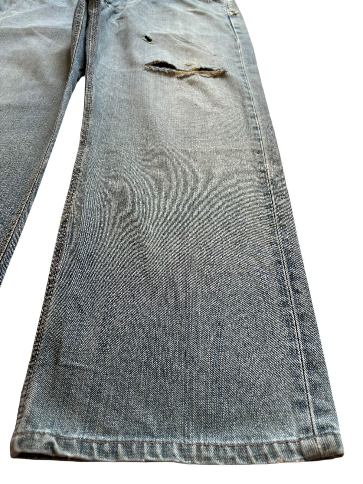 Edwin × Japanese Brand SALES🔥Vintage Japanese Edwin Distressed Baggy Jeans Size US 39 - 7 Thumbnail