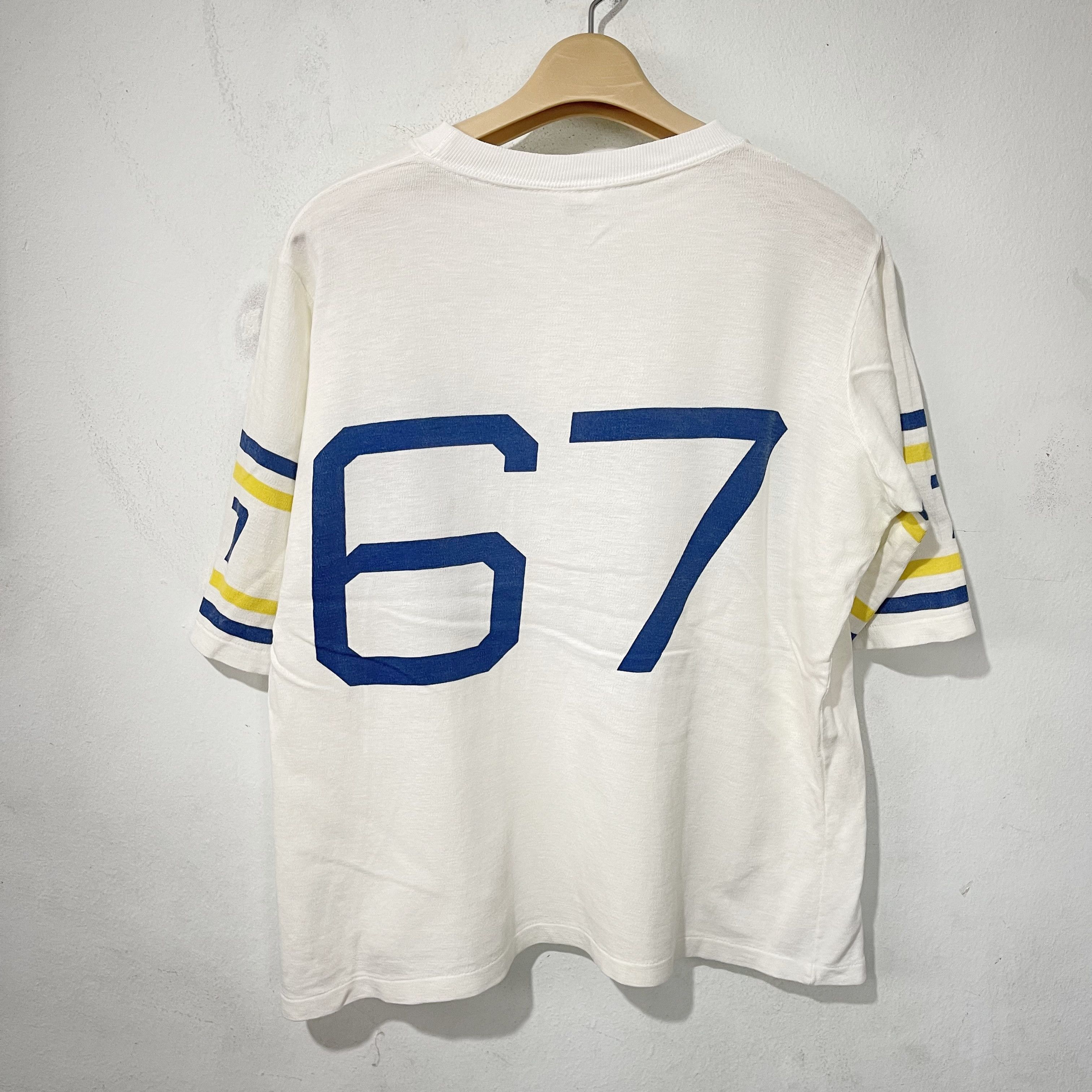 NFL Vintage 80s-90s 67 Football Jersey T-Shirt Size L / US 10 / IT 46 - 4 Thumbnail