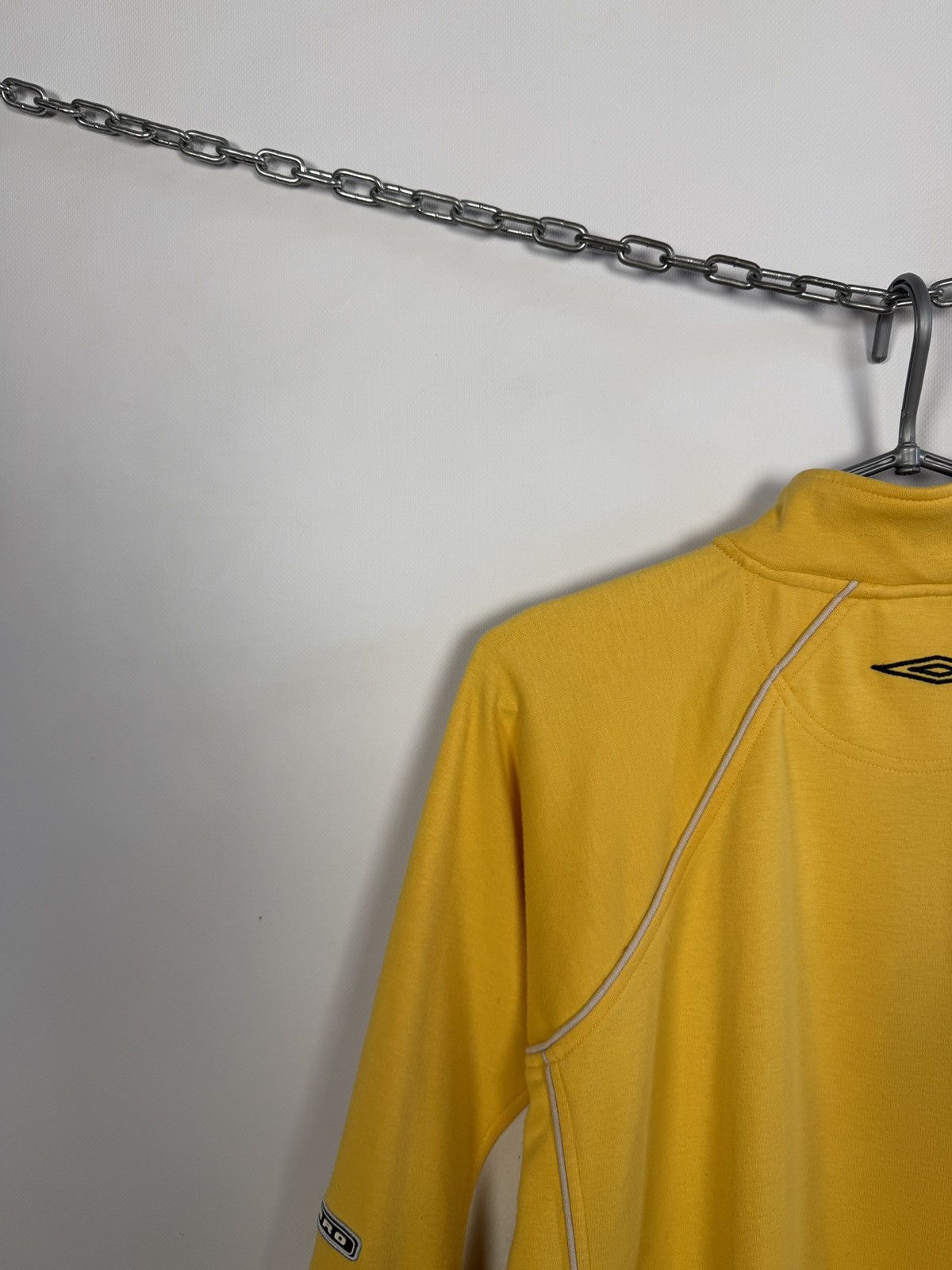 Umbro Umbro Vintage Sweatshirt 1/4 Zip Pullover Yellow Size S Size US S / EU 44-46 / 1 - 15 Thumbnail