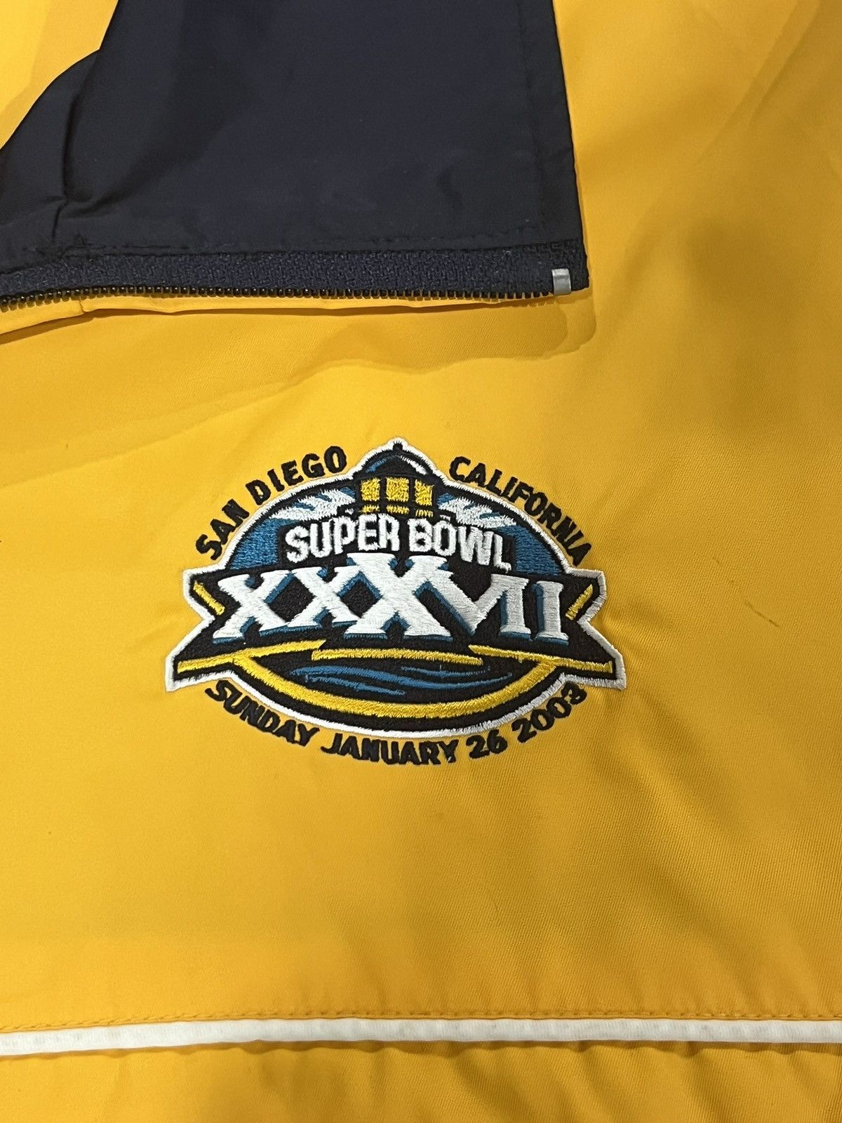 NFL × Reebok × Vintage Reebok 2003 NFL Super Bowl Zip-up Jacket Size US L / EU 52-54 / 3 - 4 Thumbnail