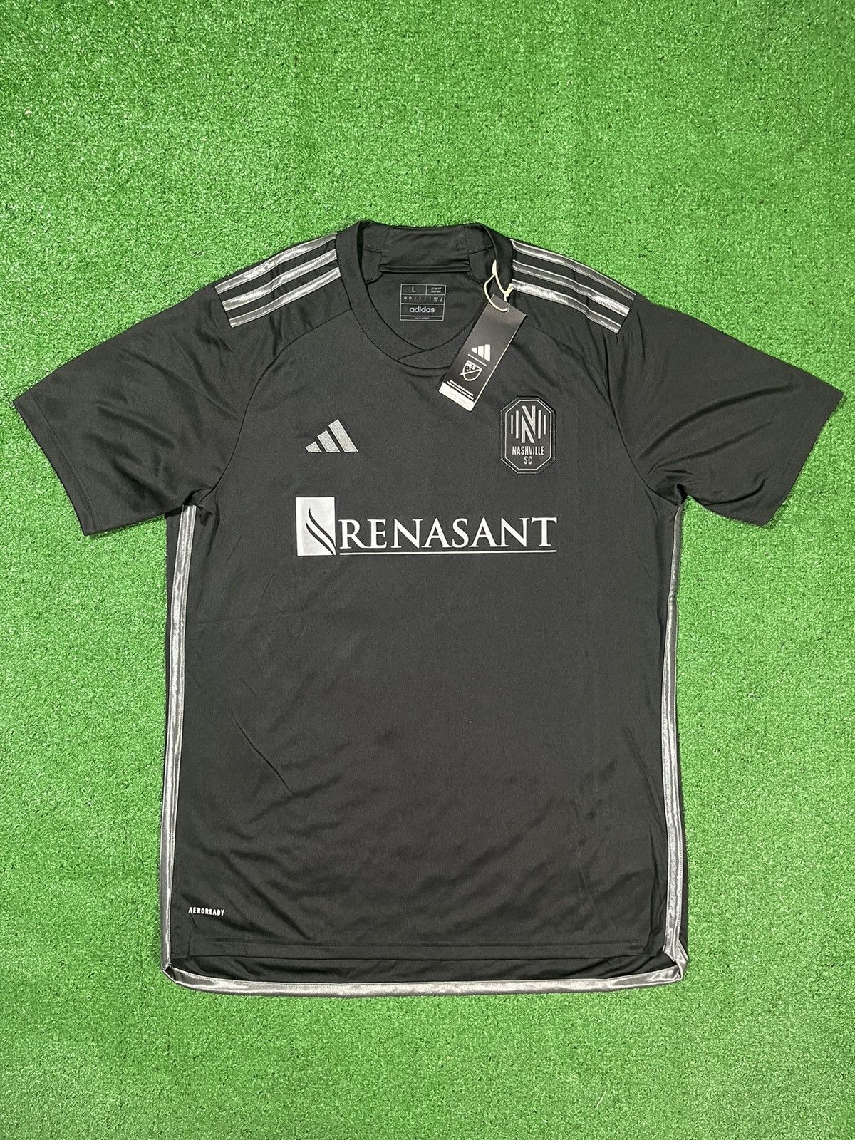 Adidas 2023 NASHVILLE SC AWAY JERSEY Size US L / EU 52-54 / 3 - 1 Thumbnail