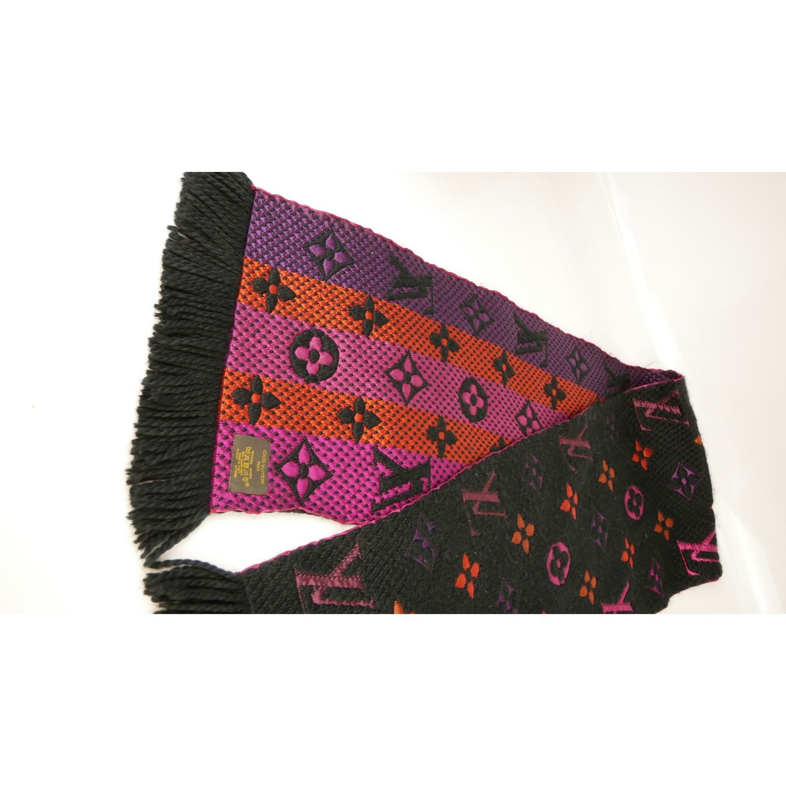 Louis Vuitton Louis Vuitton Multicolor Logomania Scarf Size ONE SIZE - 5 Thumbnail