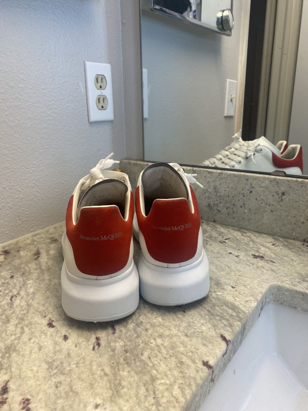 Alexander McQueen Red Alexander McQueen Size US 11 / EU 44 - 3 Thumbnail