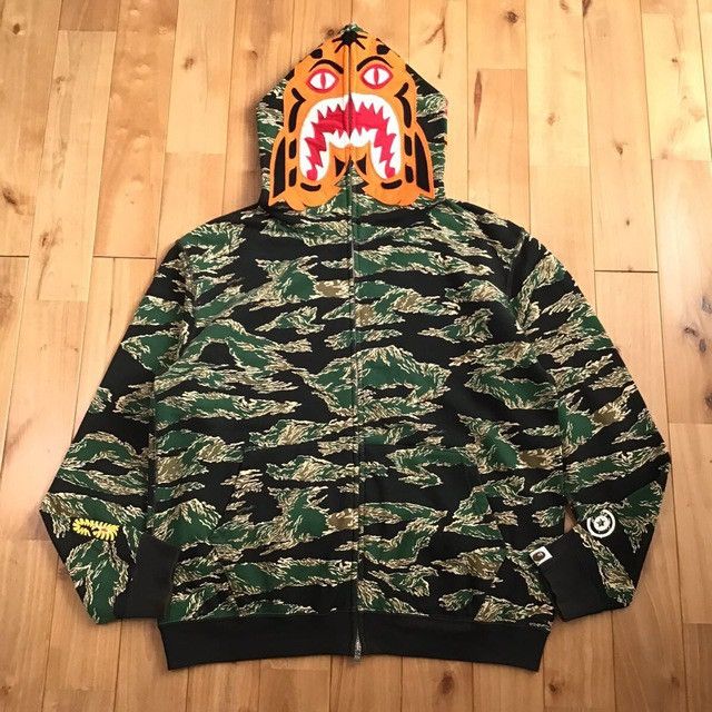 Bape × Nigo BAPE Tiger camo Tiger full zip hoodie a bathing ape Size US M / EU 48-50 / 2 - 1 Thumbnail