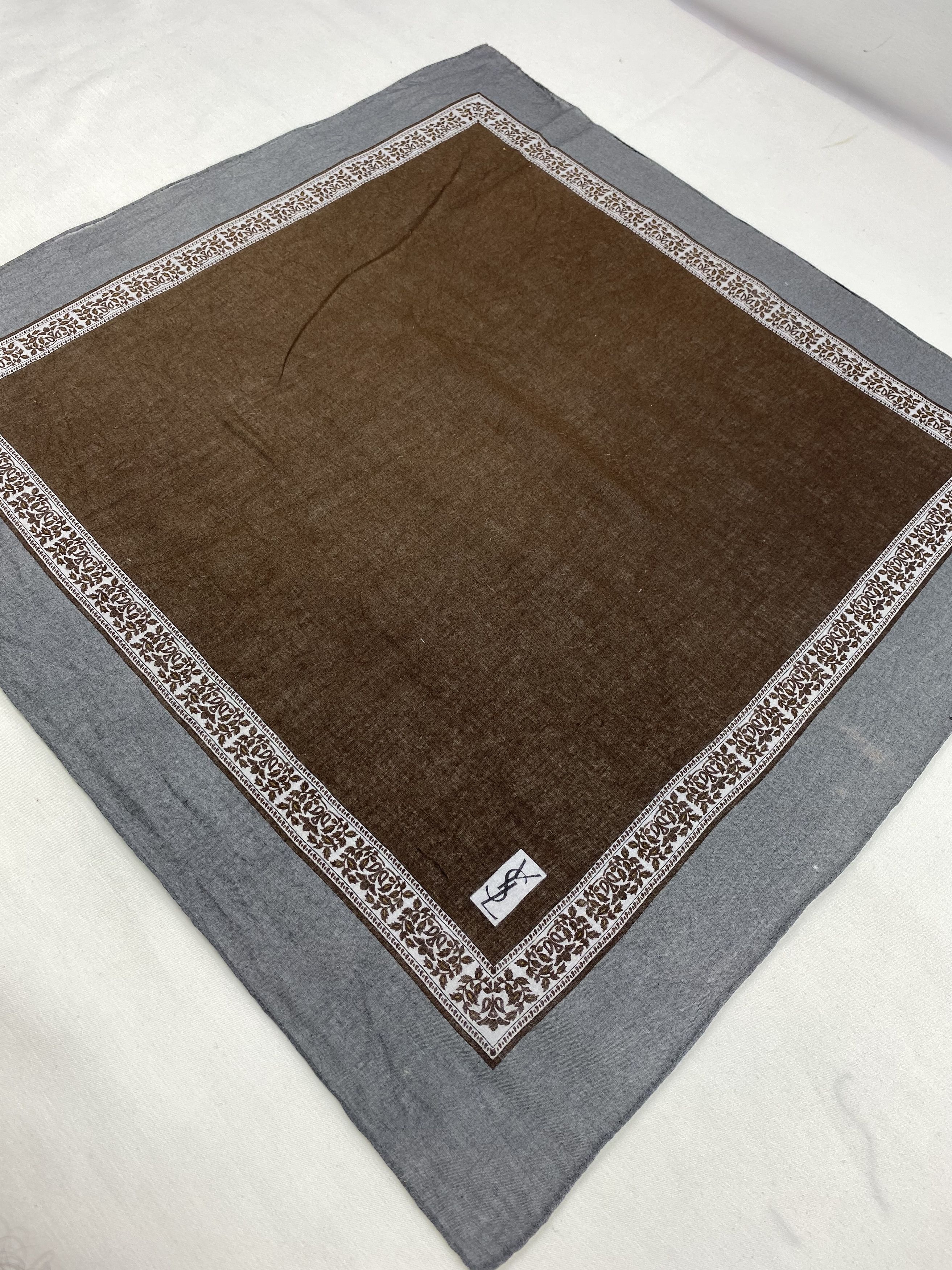 Yves Saint Laurent Yves Saint Laurent Hanadkerchief / Bandana / Neckerchief Size ONE SIZE - 4 Thumbnail