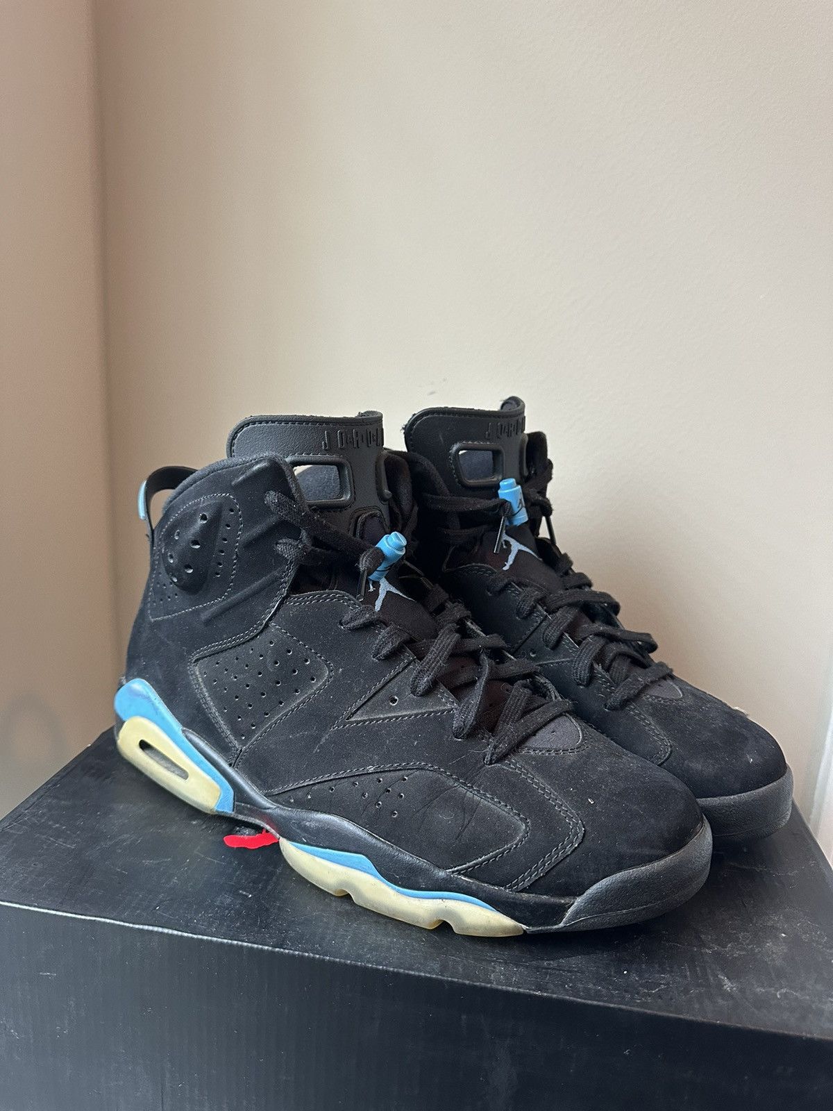 Jordan Brand Jordan 6 UNC Black Size US 11 / EU 44 - 1 Thumbnail