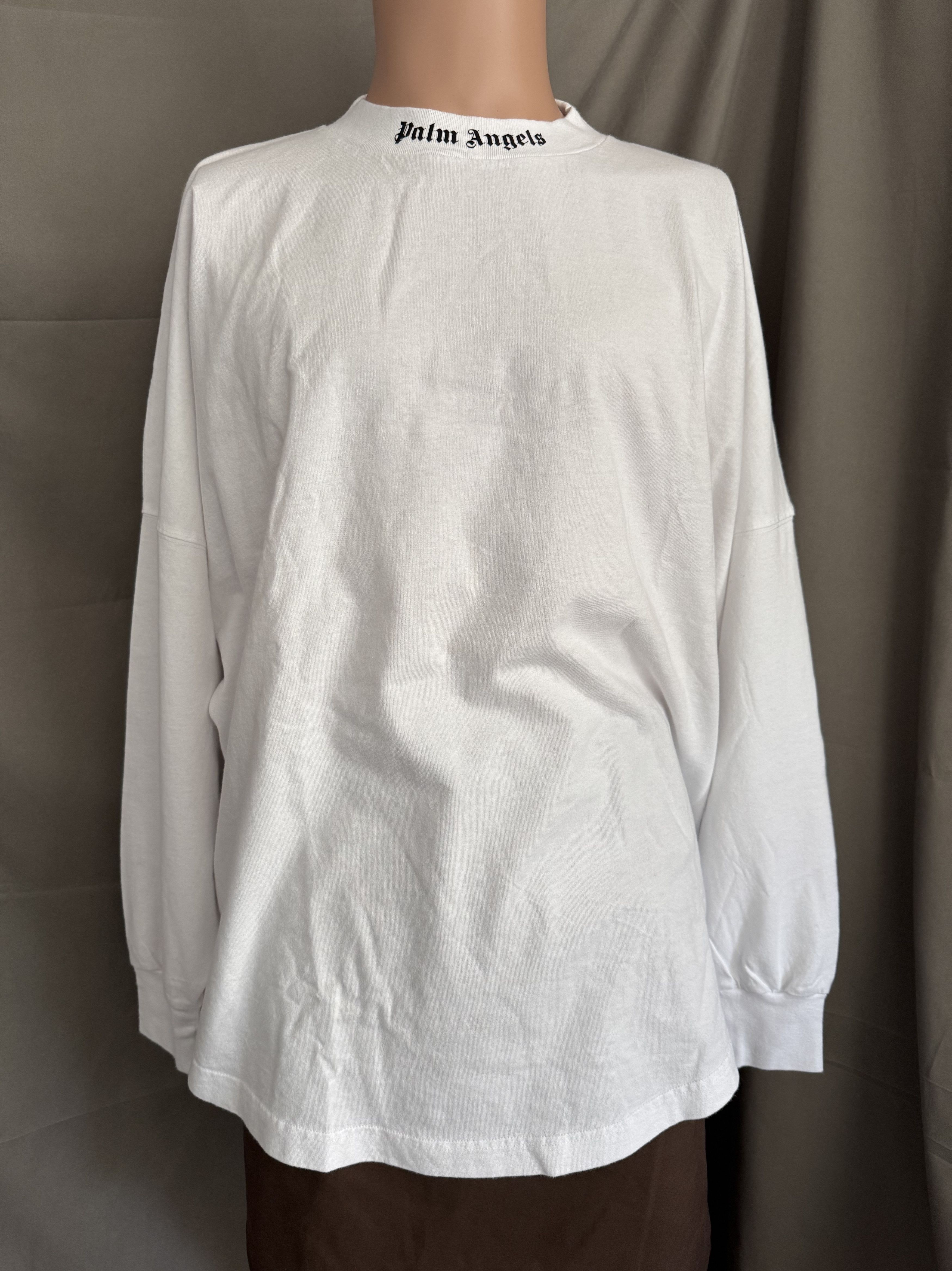 Palm Angels Palm Angels Classic Logo Over Longsleeve T-Shirt size Large Size US L / EU 52-54 / 3 - 1 Thumbnail