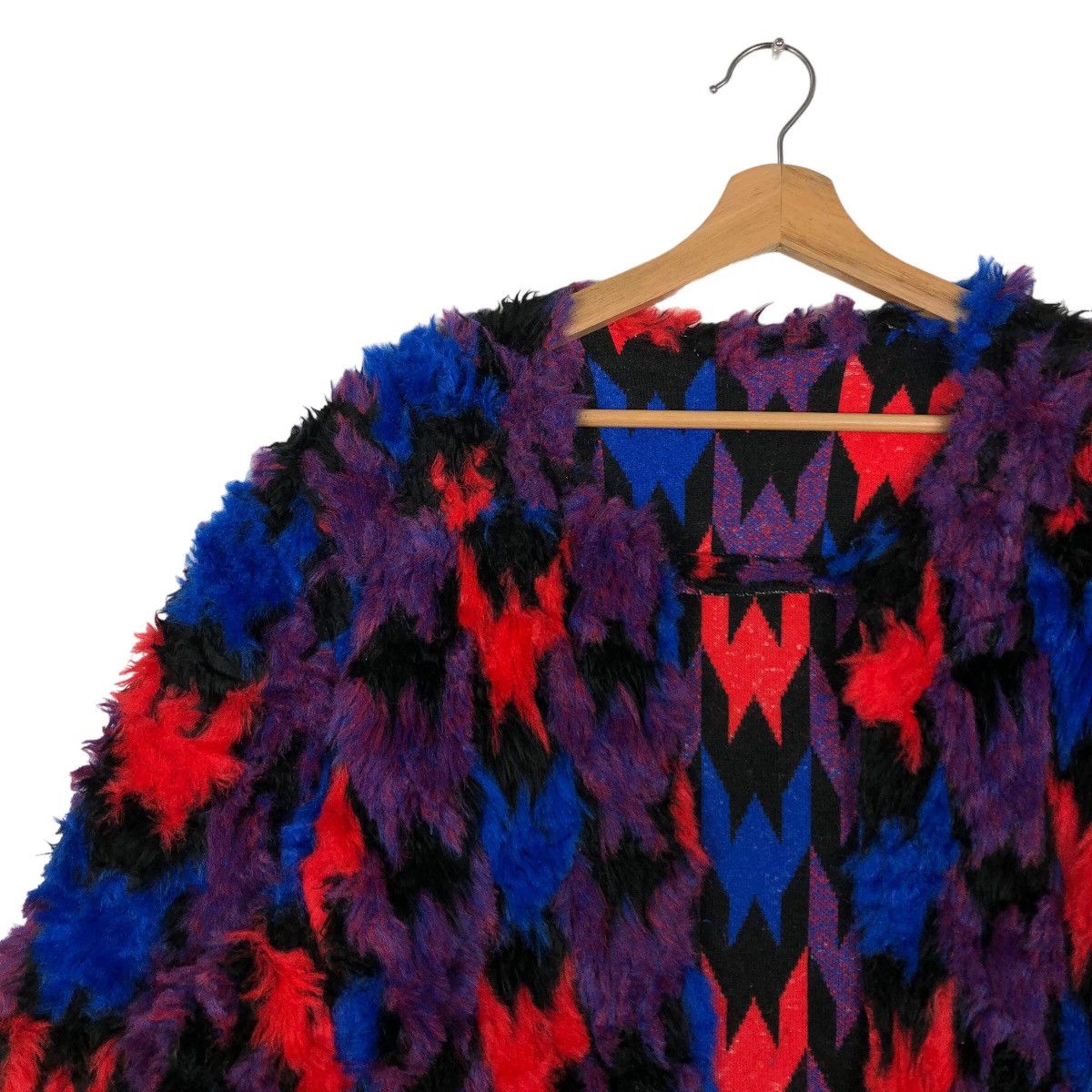 Japanese Brand 🔥Mohair Wool Fur Jacket Colourful Tokyo Kobe Japan Made Size US M / EU 48-50 / 2 - 6 Thumbnail