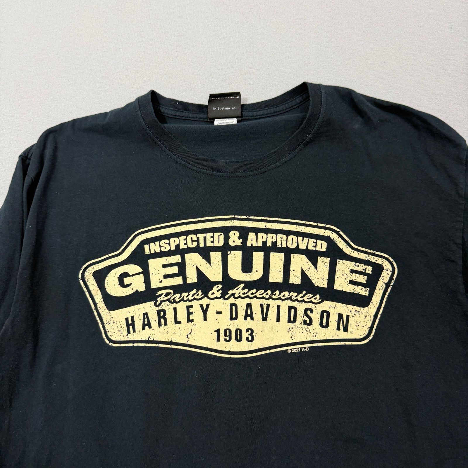 Harley Davidson Harley Davidson Long Sleeve Shirt Men's Large Battle Creek Size US L / EU 52-54 / 3 - 4 Thumbnail